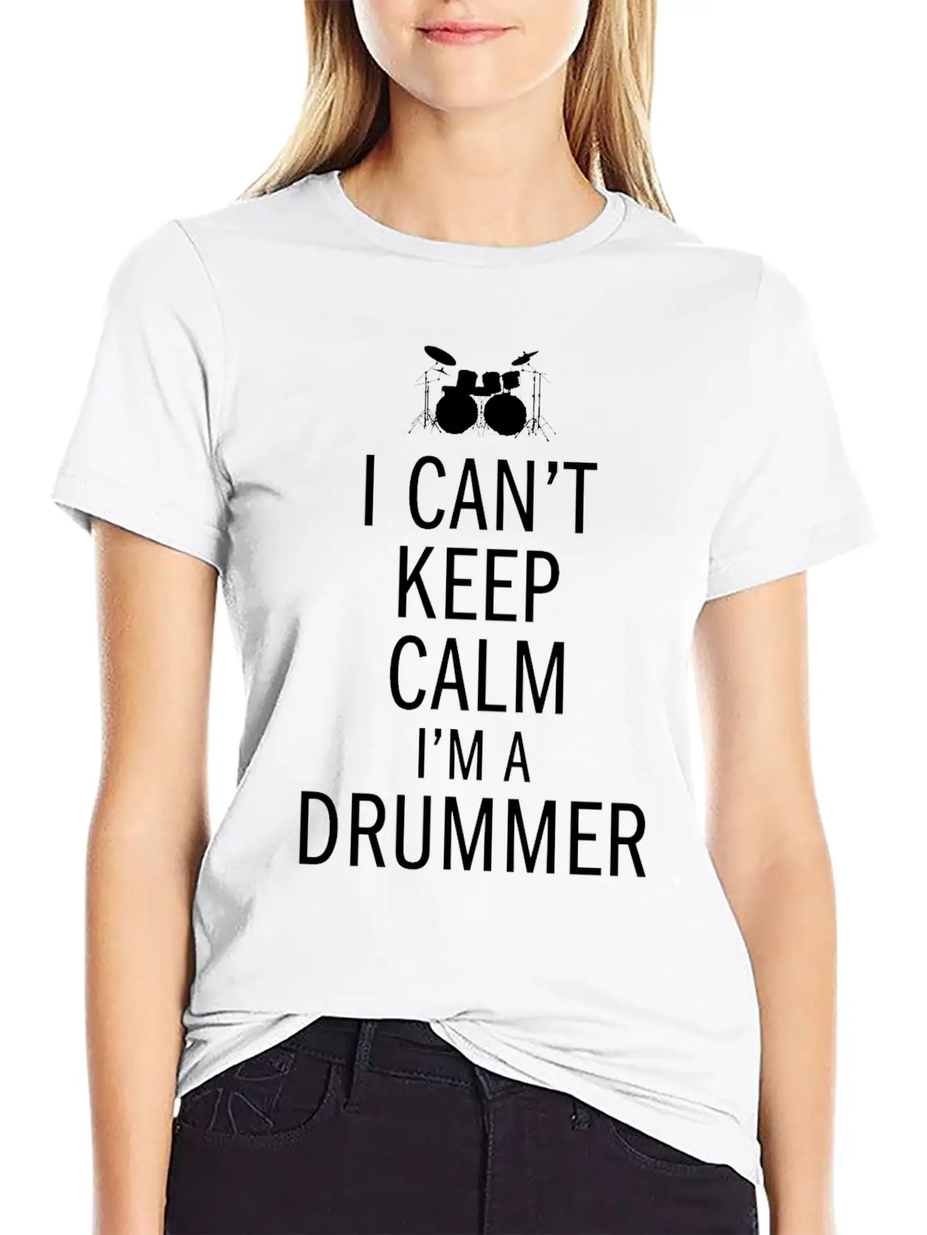 Band Drummer Drumsticks Percussion Heartbeat Rock Unisex Casual T-Shirt – Clean Design For Daily Comfort
