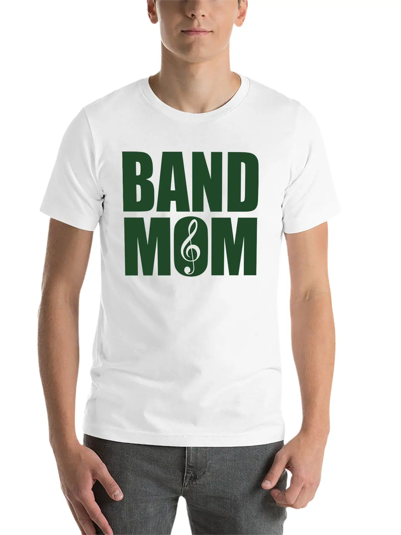 Band Mom (Dual-Color) Essential Cotton Tee For Daily Outfits – Unisex Style
