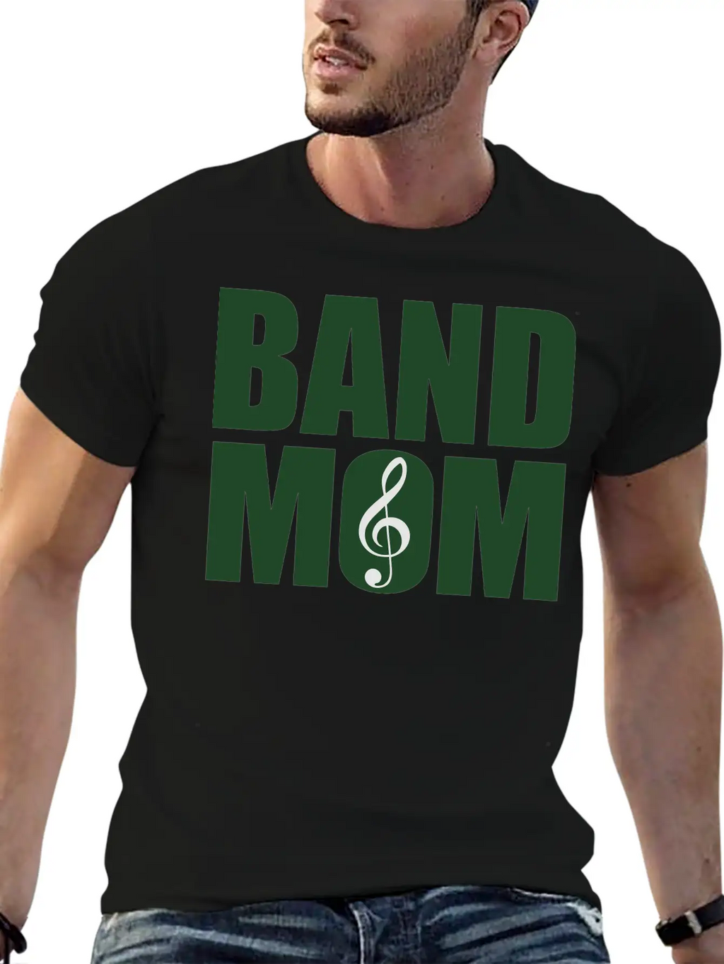 Band Mom (Dual-Color) Essential Cotton Tee For Daily Outfits – Unisex Style
