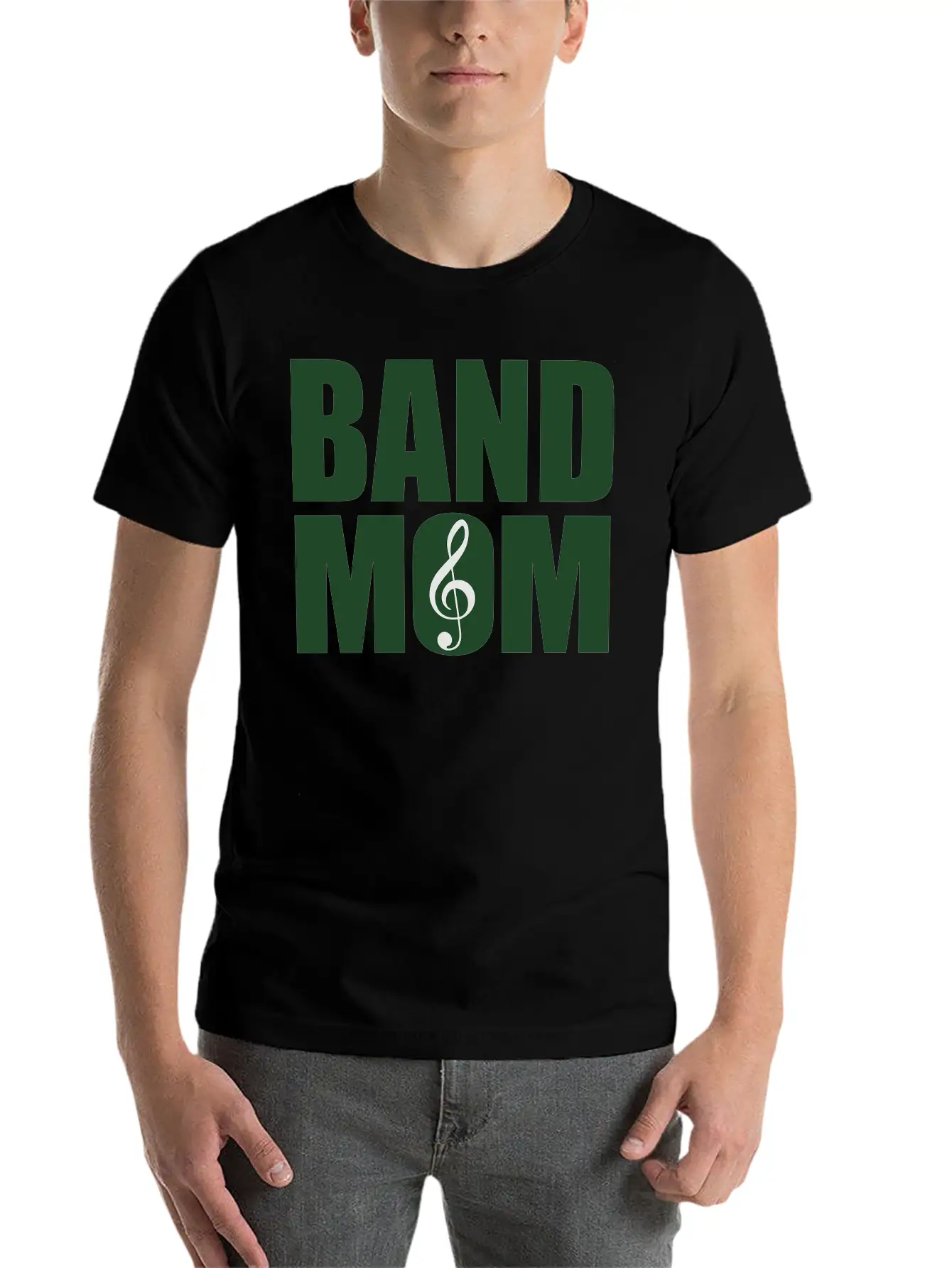 Band Mom (Dual-Color) Essential Cotton Tee For Daily Outfits – Unisex Style