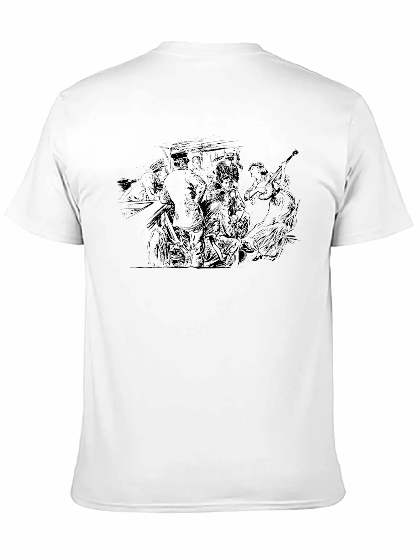 Banjo Lady Unisex Casual T-Shirt – Clean Design For Daily Comfort