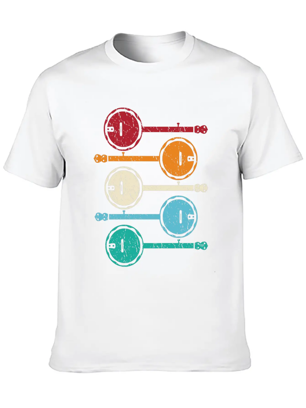 Banjo Music Lover Folk Music Banjo Player Unisex Casual T-Shirt – Clean Design For Daily Comfort