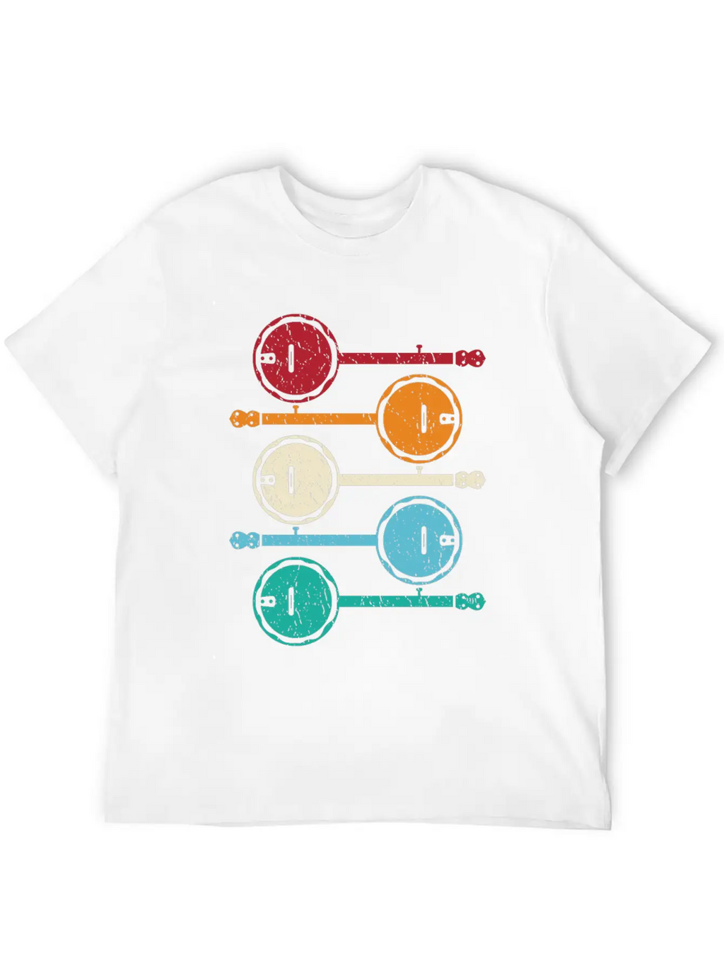 Banjo Music Lover Folk Music Banjo Player Unisex Casual T-Shirt – Clean Design For Daily Comfort