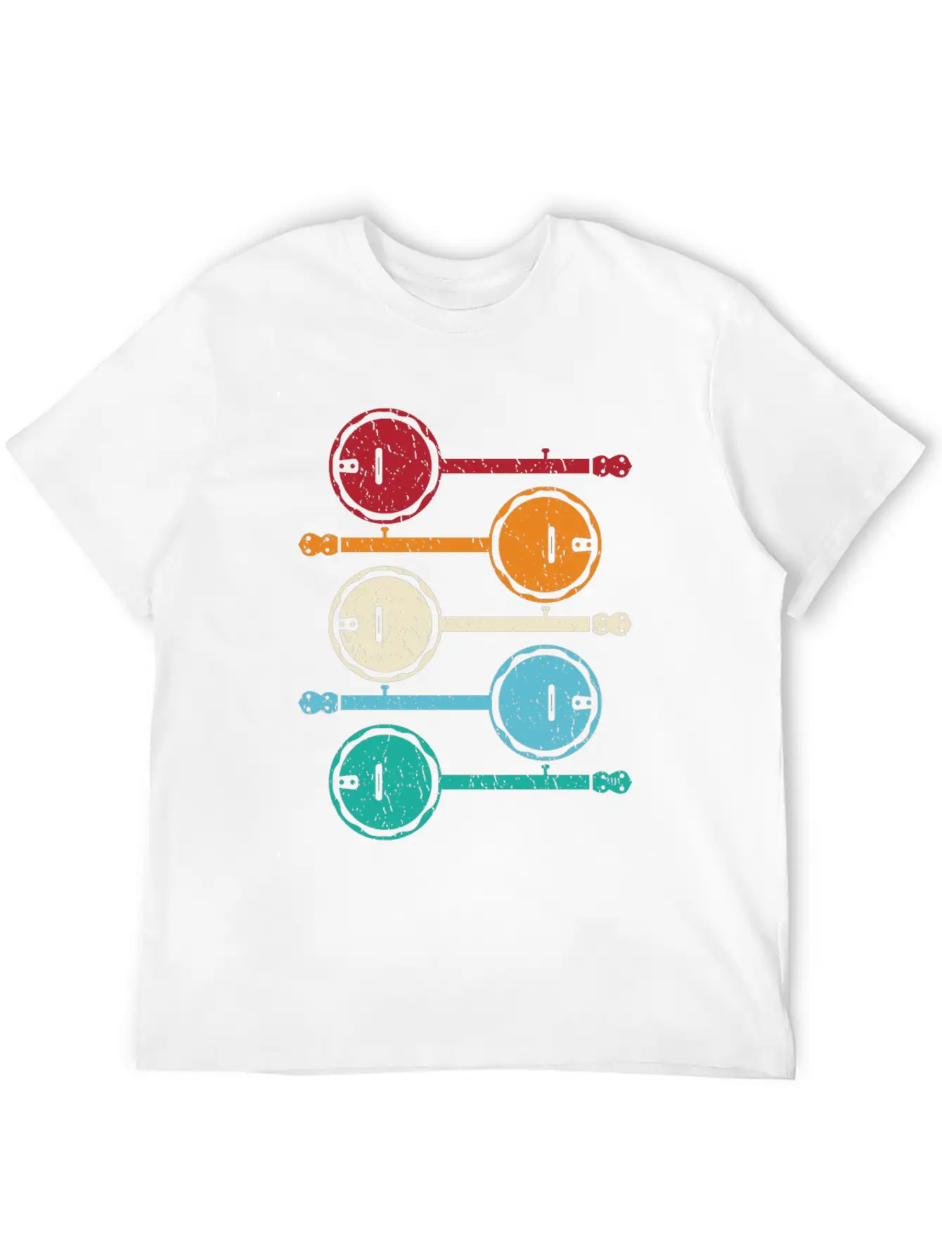 Banjo Music Lover Folk Music Banjo Player Unisex Casual T-Shirt – Clean Design For Daily Comfort