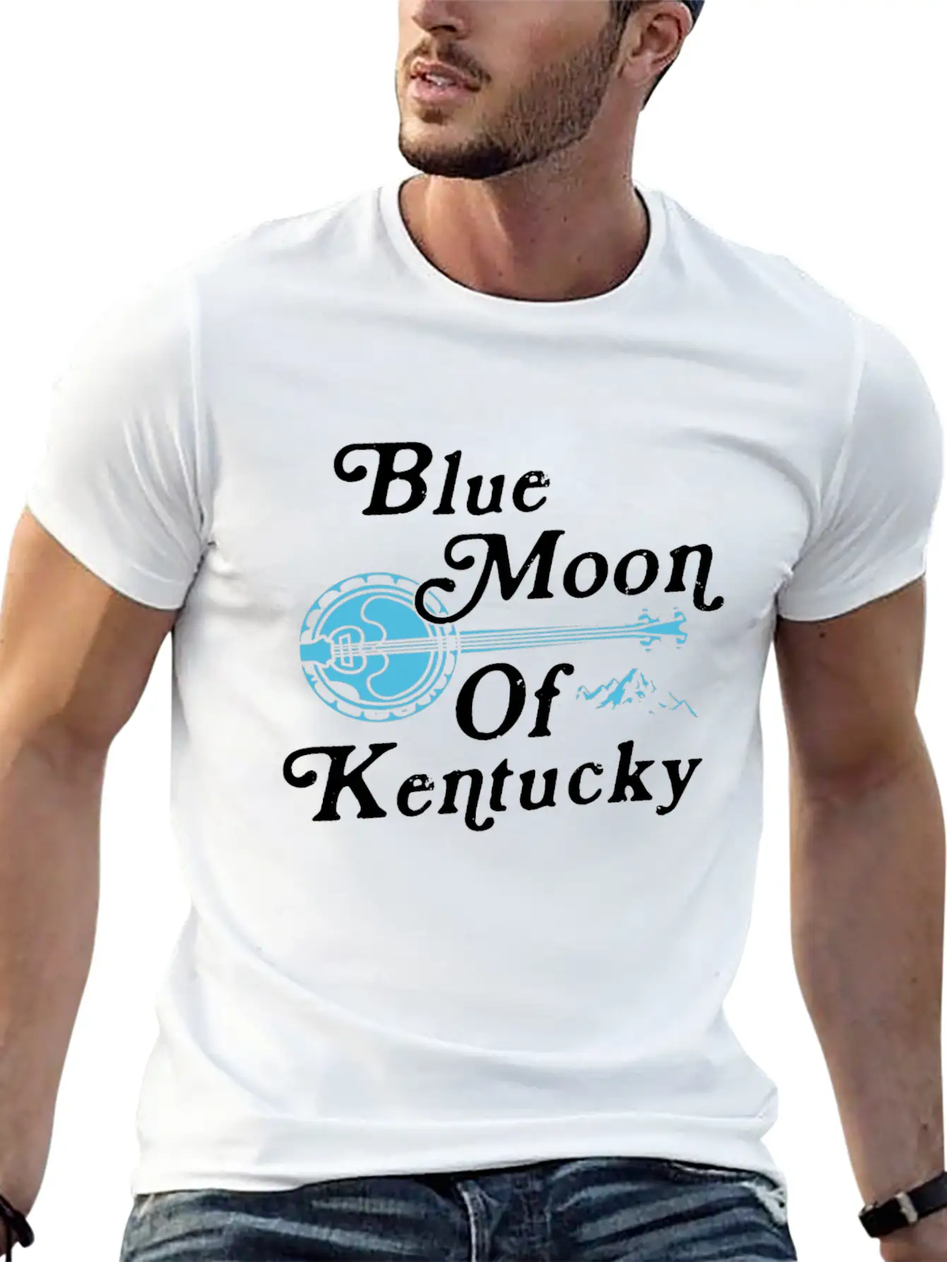 Banjo Shirts For Men Bluegrass Appalachia Folk Stylish Everyday T-Shirt – Unisex Basic Cotton Tee