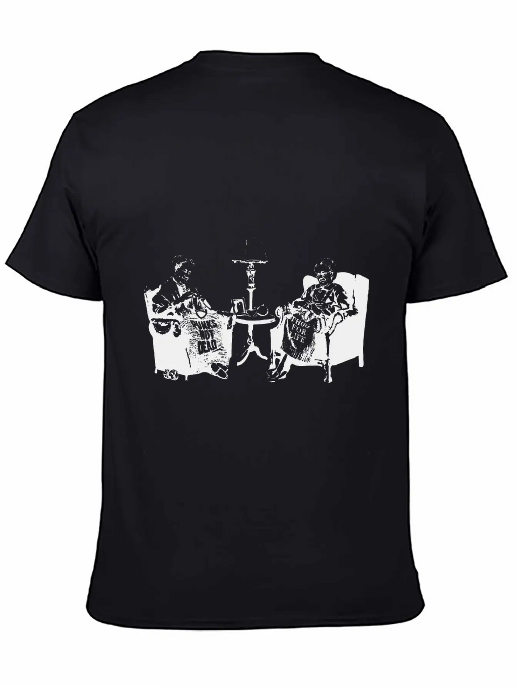 Banksy Graffiti Grannies Knitting Grandmas Stylish Everyday T-Shirt – Unisex Basic Cotton Tee