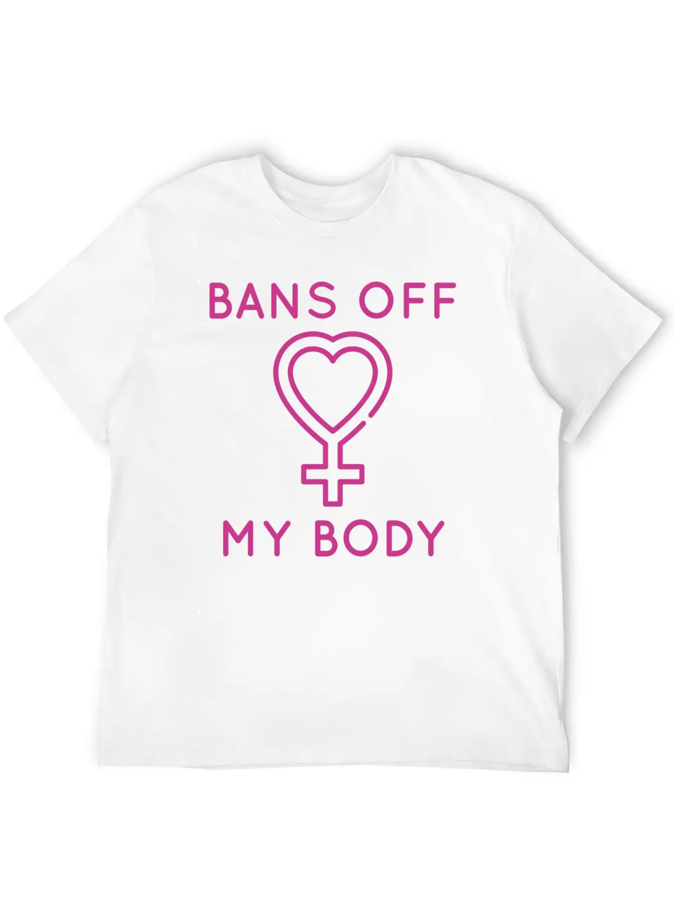 Bans Off My Body Unisex Short Sleeve Soft Cotton T-Shirt – Casual Everyday Wear