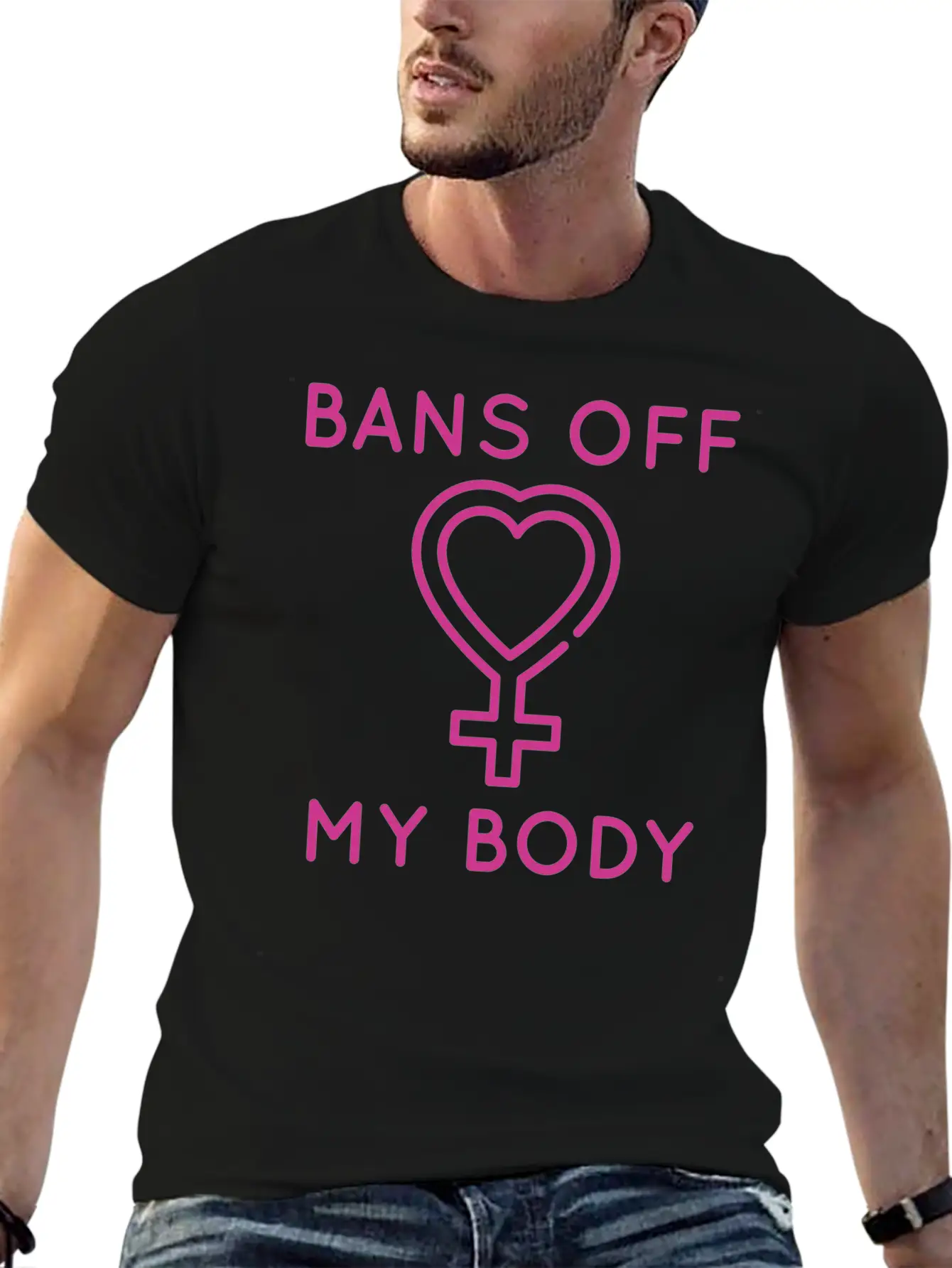 Bans Off My Body Unisex Short Sleeve Soft Cotton T-Shirt – Casual Everyday Wear