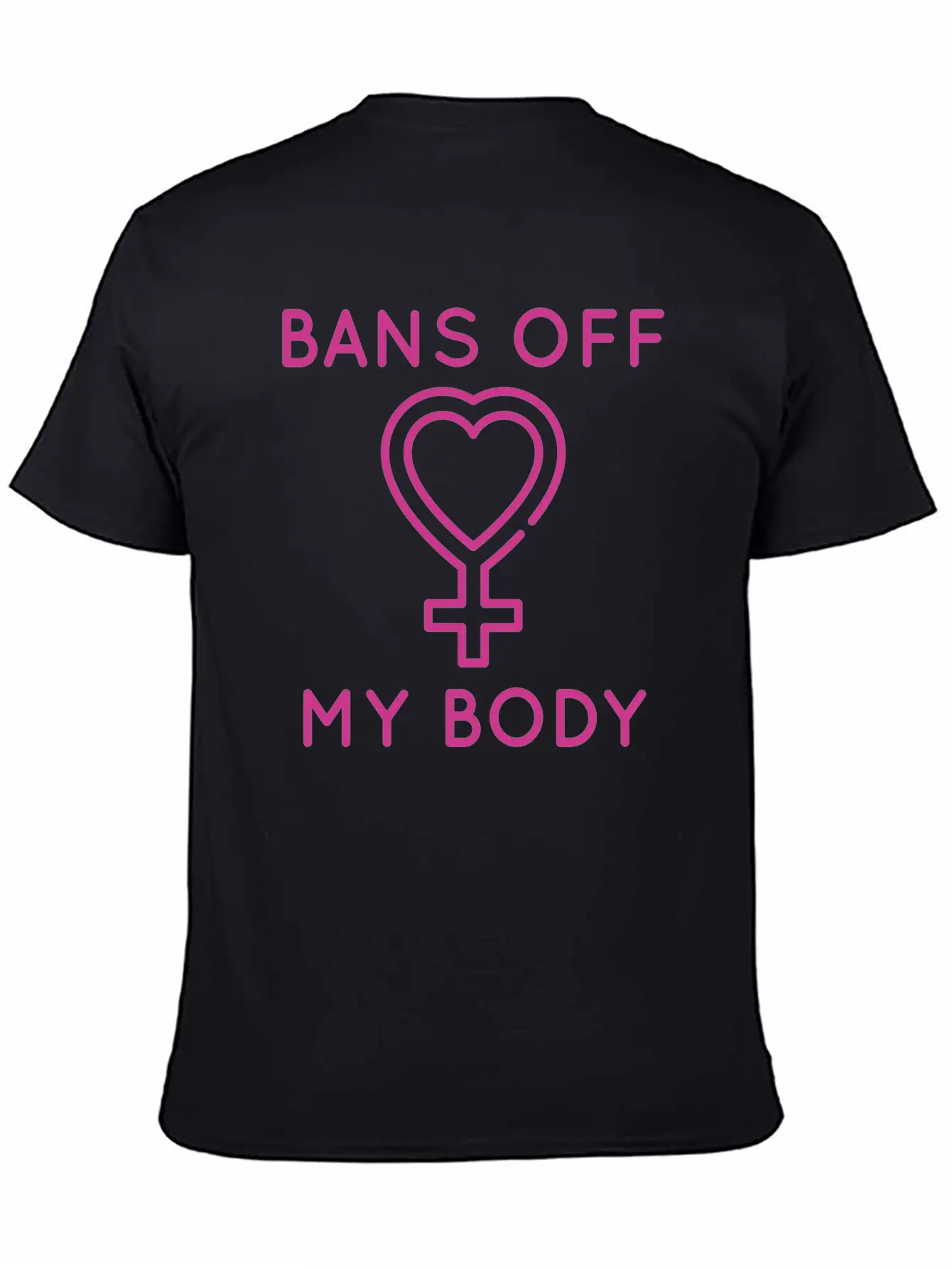 Bans Off My Body Unisex Short Sleeve Soft Cotton T-Shirt – Casual Everyday Wear