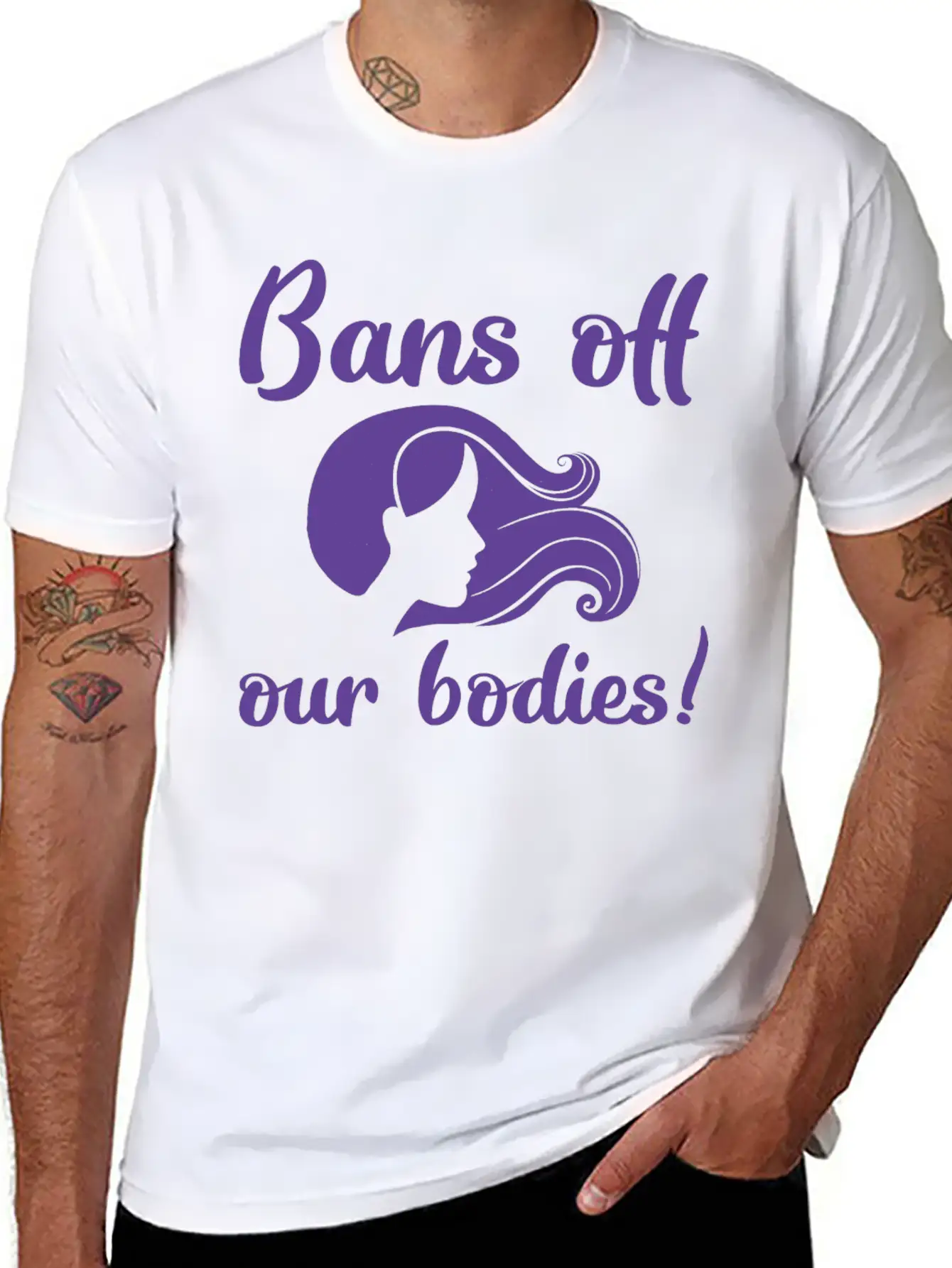 Bans Off Our Bodies Essential Cotton Tee For Daily Outfits – Unisex Style