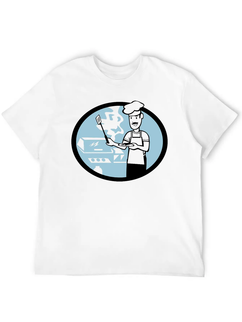 Barbeque Unisex Casual T-Shirt – Clean Design For Daily Comfort