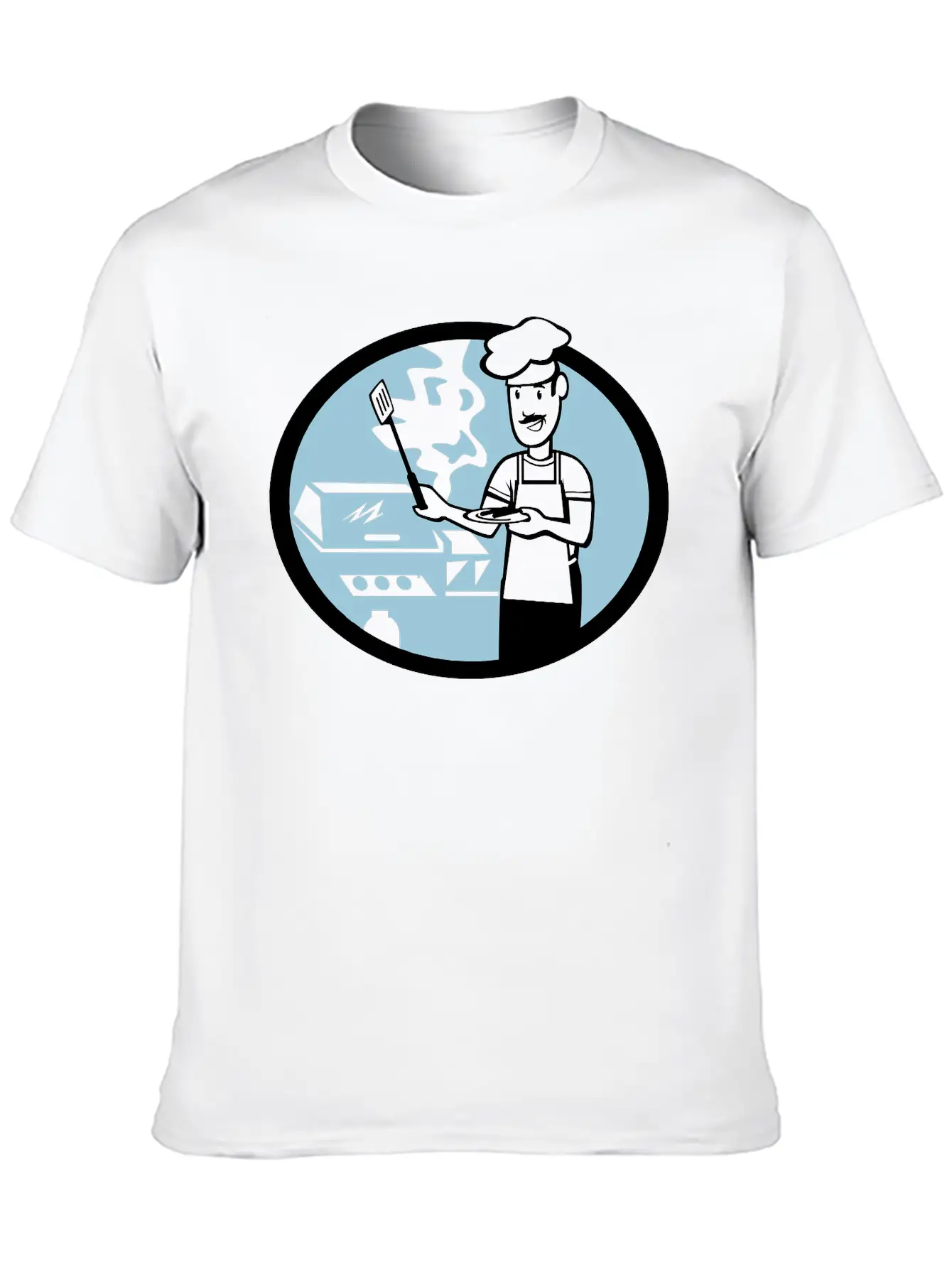 Barbeque Unisex Casual T-Shirt – Clean Design For Daily Comfort