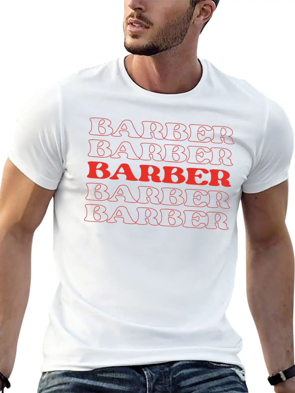 Barber Haircutter Hairdresser Stylist Hair Stylist Stylish Everyday T-Shirt – Unisex Basic Cotton Tee