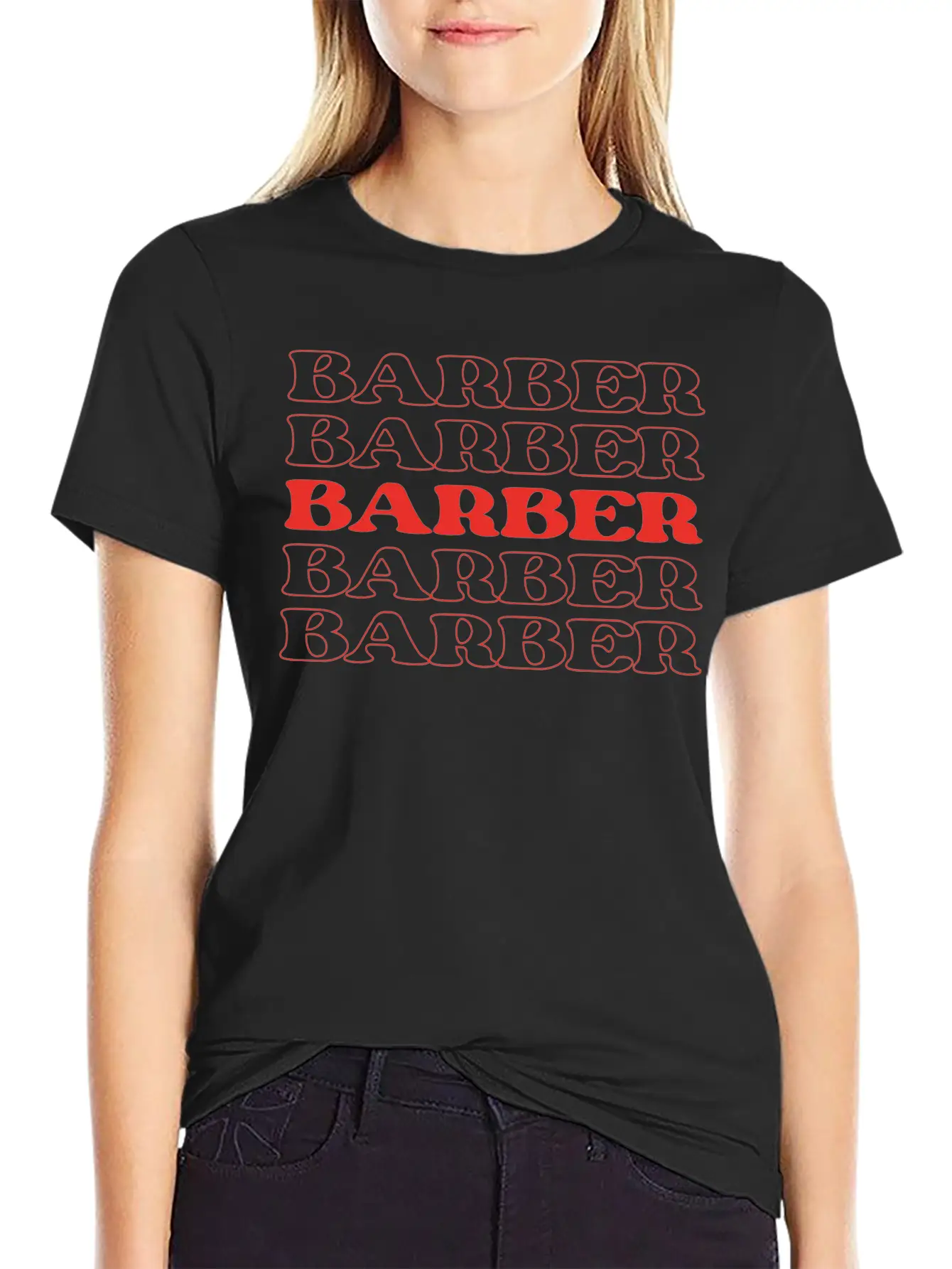 Barber Haircutter Hairdresser Stylist Hair Stylist Stylish Everyday T-Shirt – Unisex Basic Cotton Tee