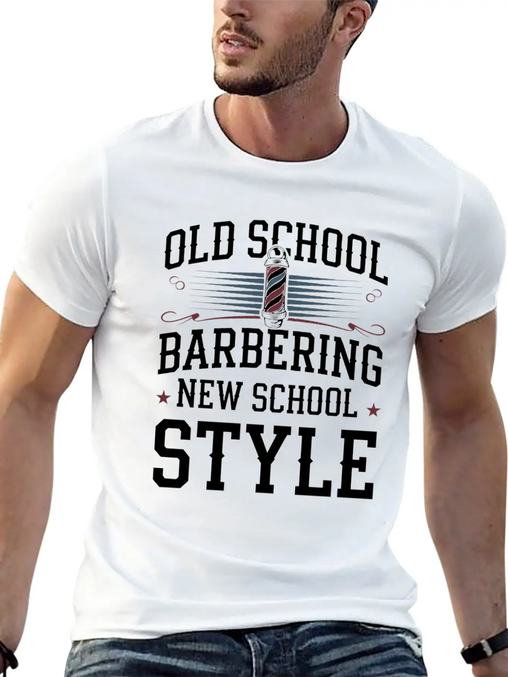 Barbering Barber Hair Stylist Classic Cut Barber Stylish Everyday T-Shirt – Unisex Basic Cotton Tee