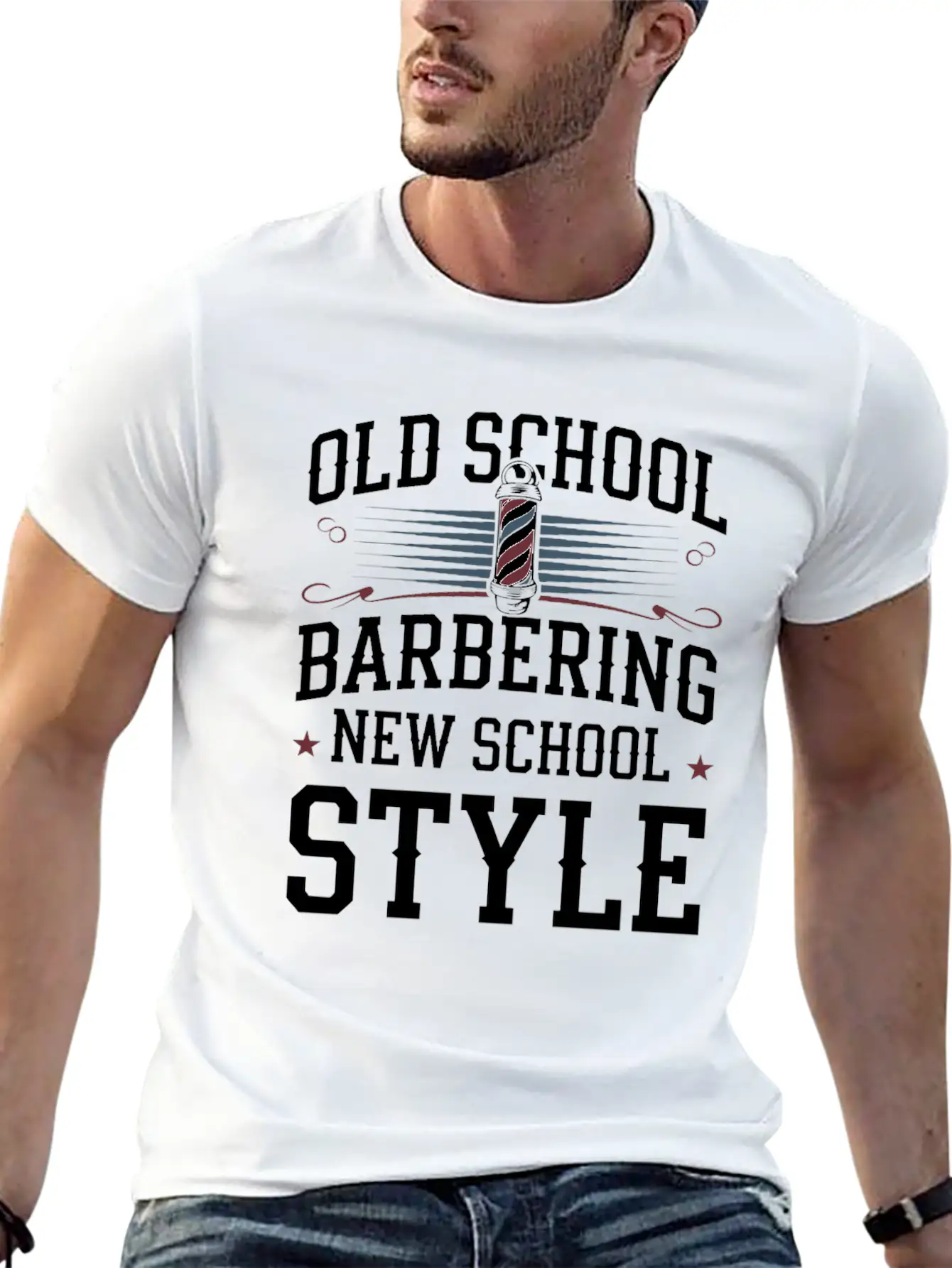 Barbering Barber Hair Stylist Classic Cut Barber Stylish Everyday T-Shirt – Unisex Basic Cotton Tee
