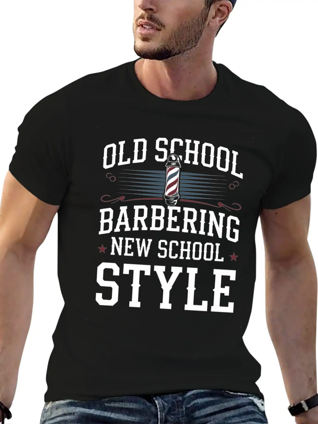 Barbering Barber Hair Stylist Classic Cut Barber Stylish Everyday T-Shirt – Unisex Basic Cotton Tee