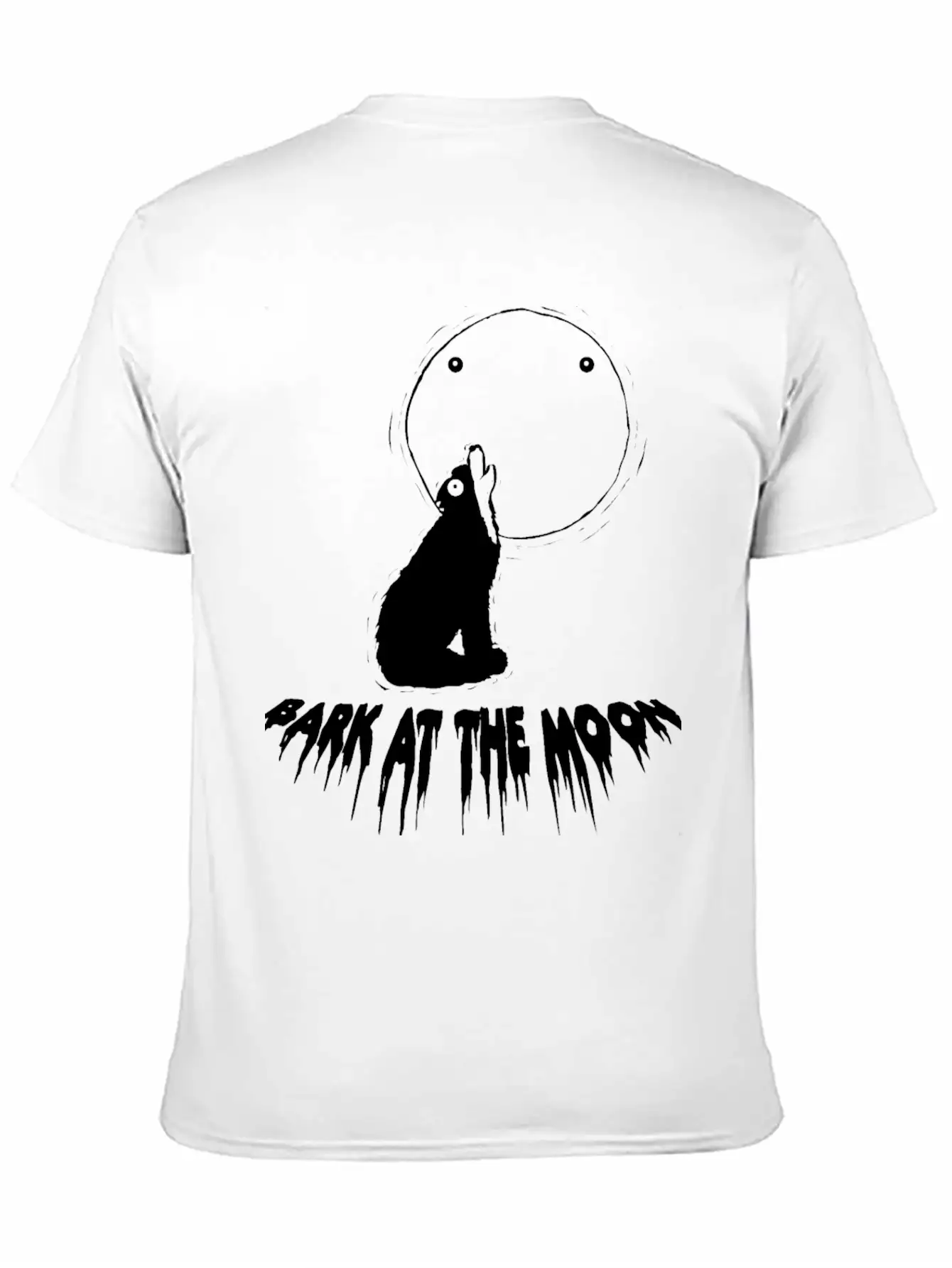 Bark At The Monn Casual Graphic T-Shirt – Simple And Comfortable Daily Wear