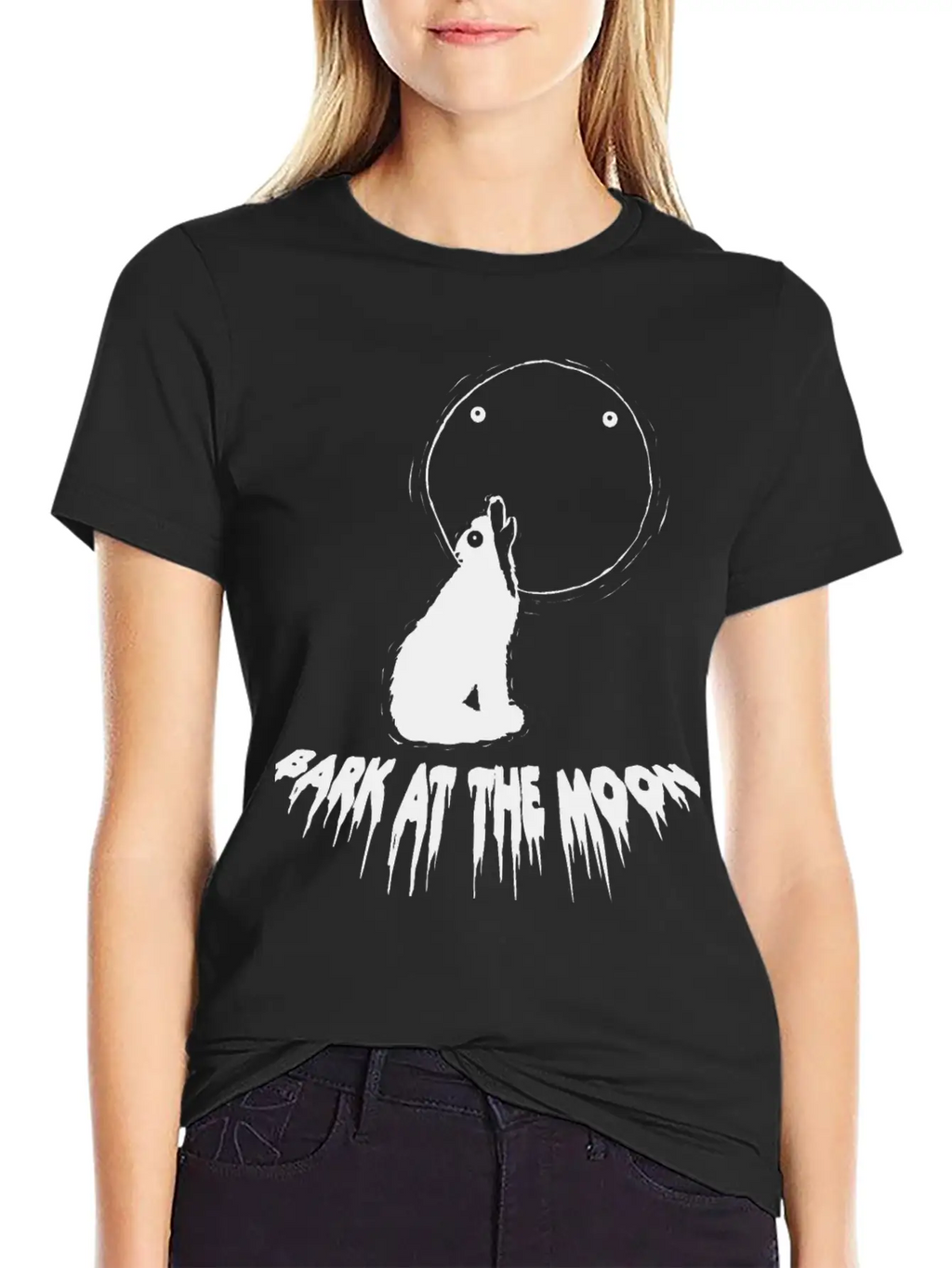 Bark At The Monn Casual Graphic T-Shirt – Simple And Comfortable Daily Wear
