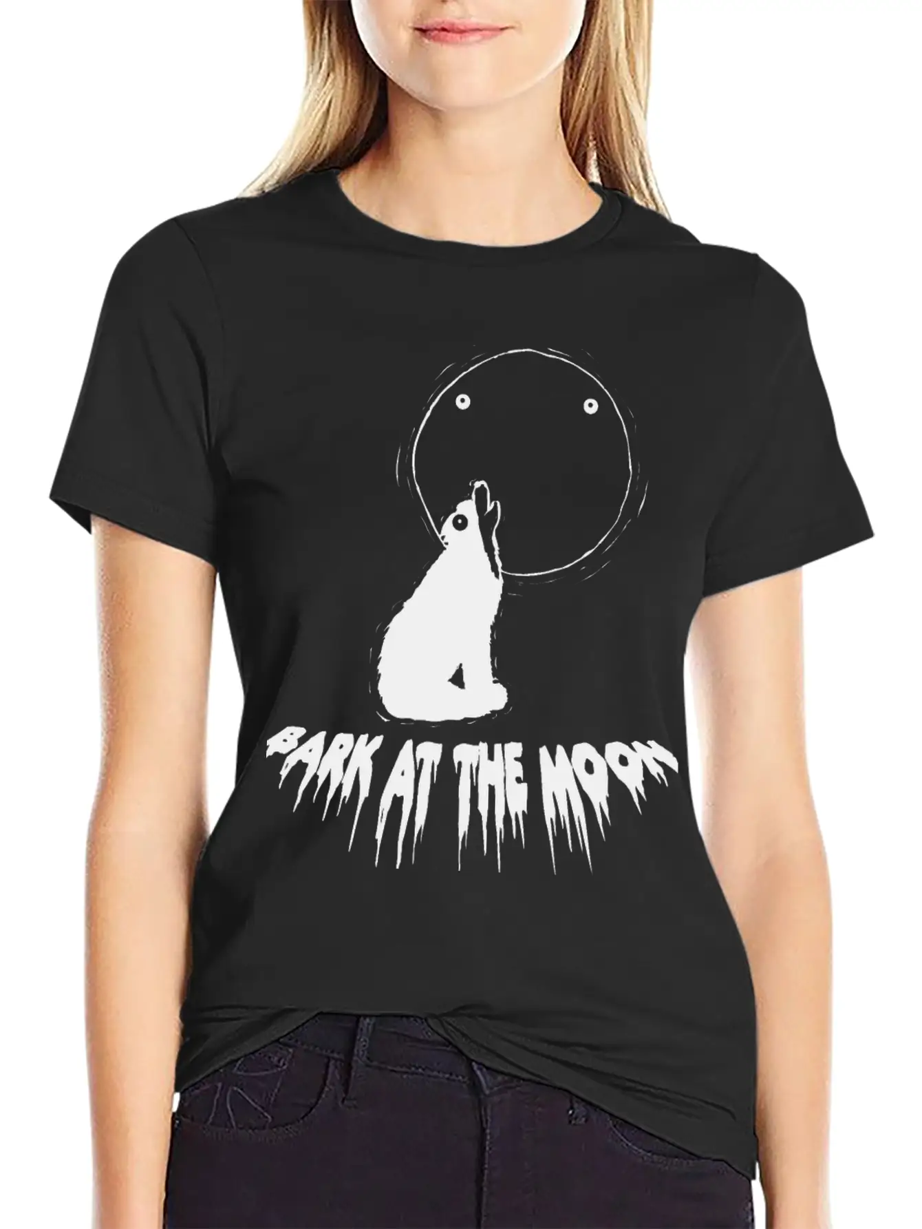 Bark At The Monn Casual Graphic T-Shirt – Simple And Comfortable Daily Wear