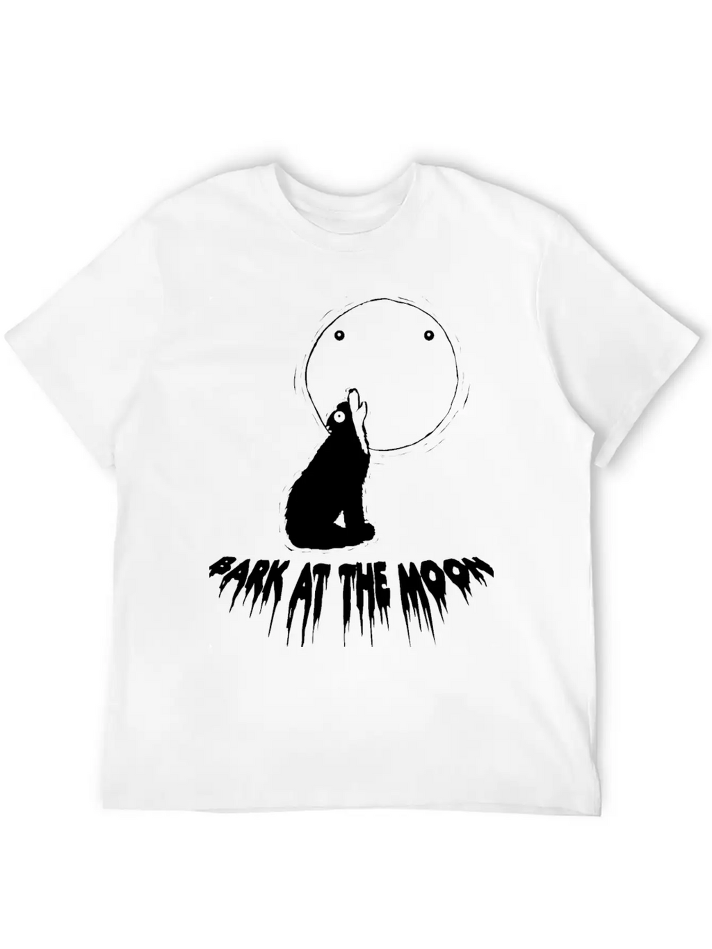 Bark At The Monn Casual Graphic T-Shirt – Simple And Comfortable Daily Wear