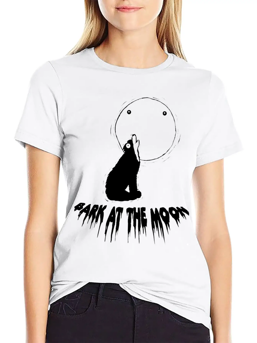 Bark At The Monn Casual Graphic T-Shirt – Simple And Comfortable Daily Wear