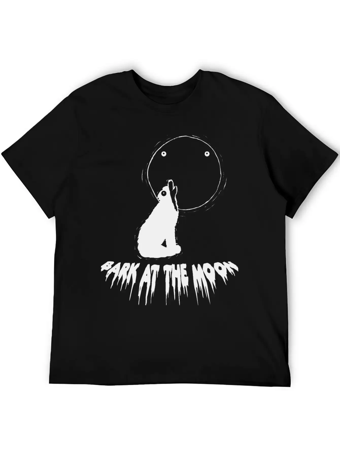 Bark At The Monn Casual Graphic T-Shirt – Simple And Comfortable Daily Wear