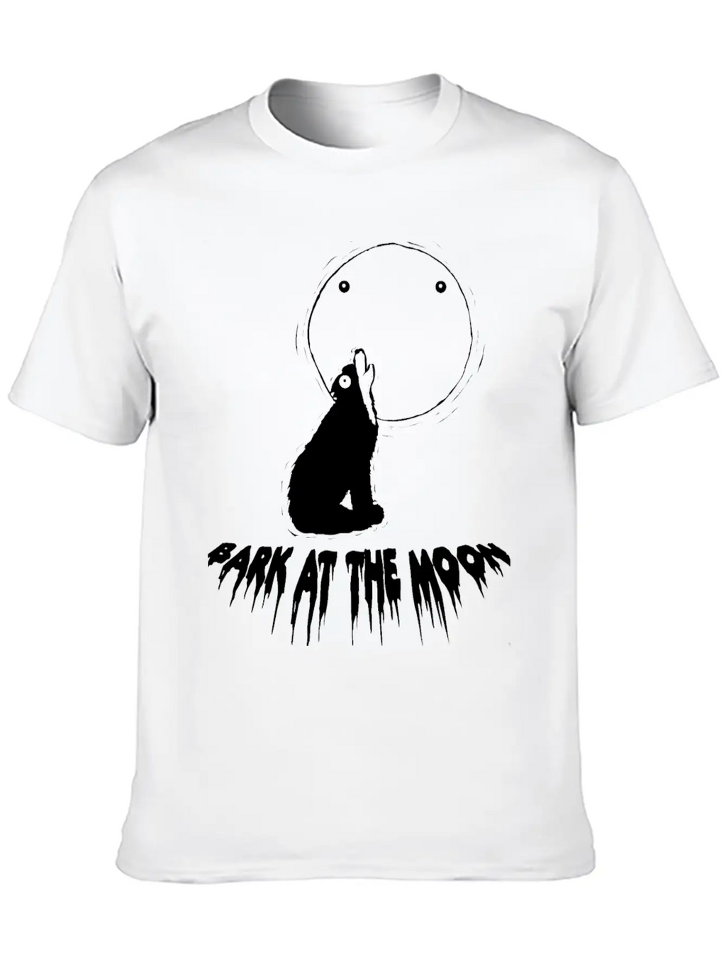 Bark At The Monn Casual Graphic T-Shirt – Simple And Comfortable Daily Wear
