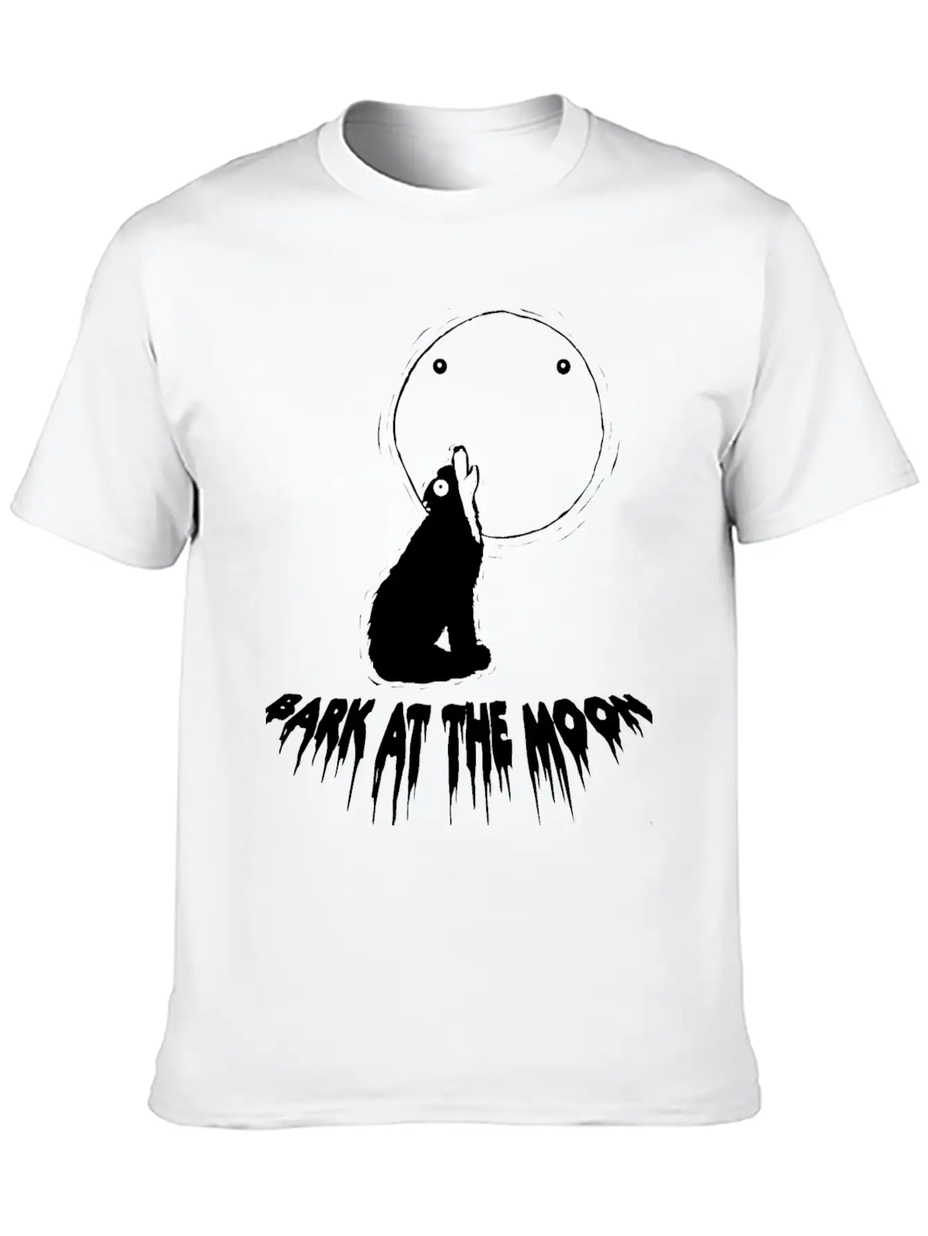 Bark At The Monn Casual Graphic T-Shirt – Simple And Comfortable Daily Wear