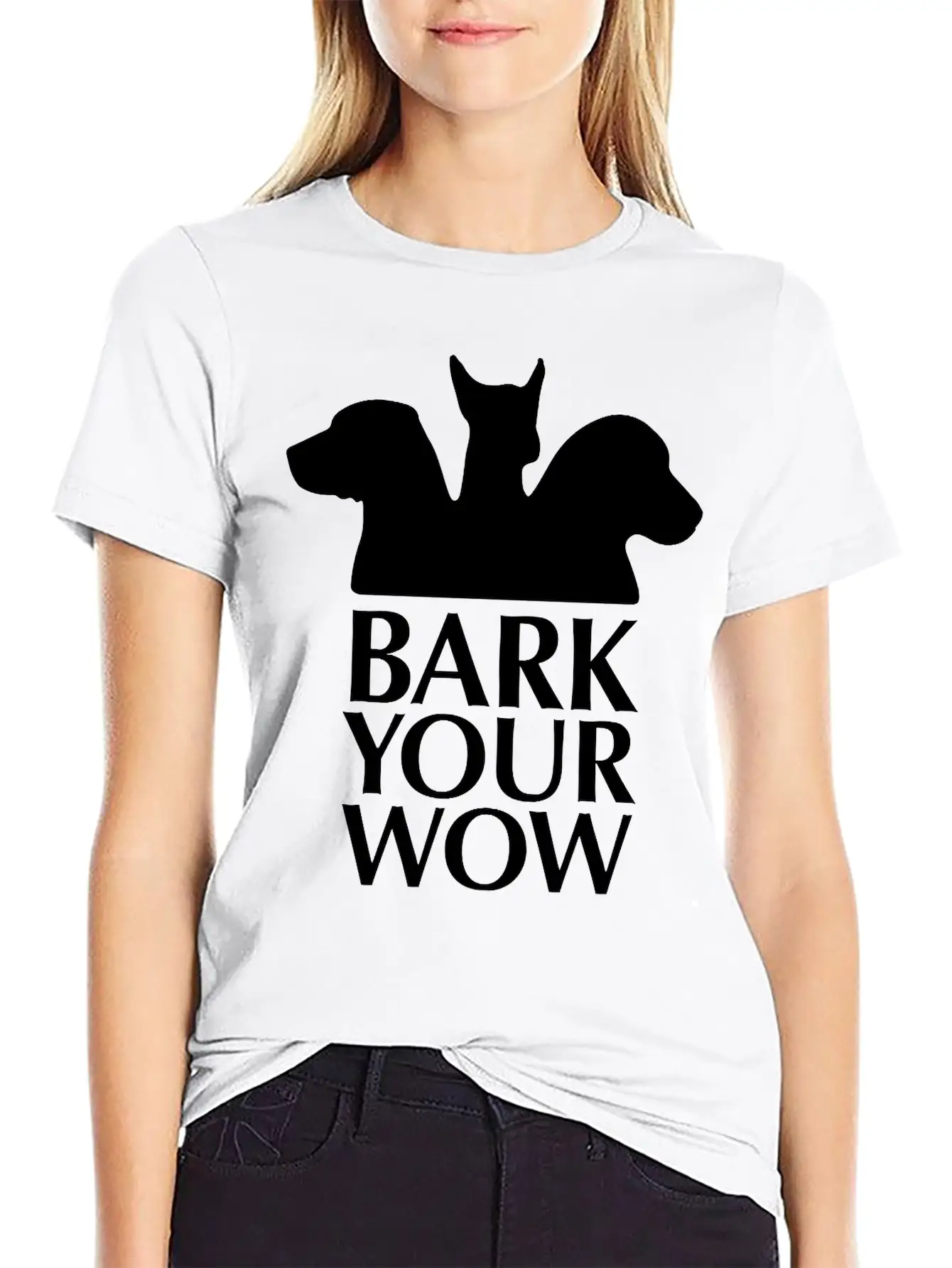 Bark Your Wow 1c Unisex Casual T-Shirt – Clean Design For Daily Comfort
