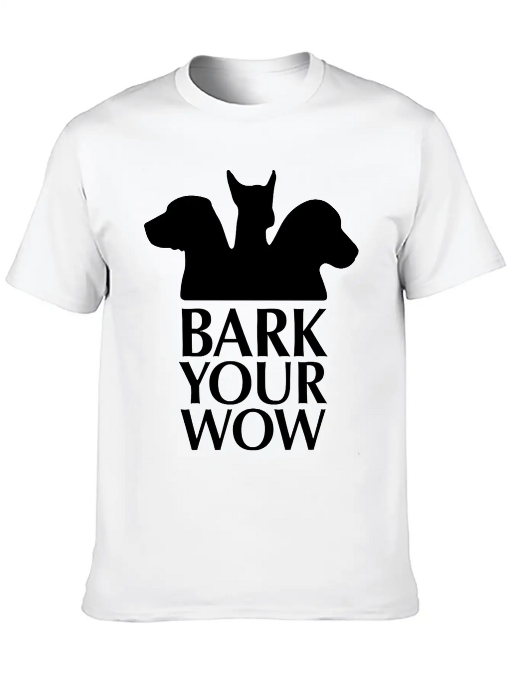 Bark Your Wow 1c Unisex Casual T-Shirt – Clean Design For Daily Comfort