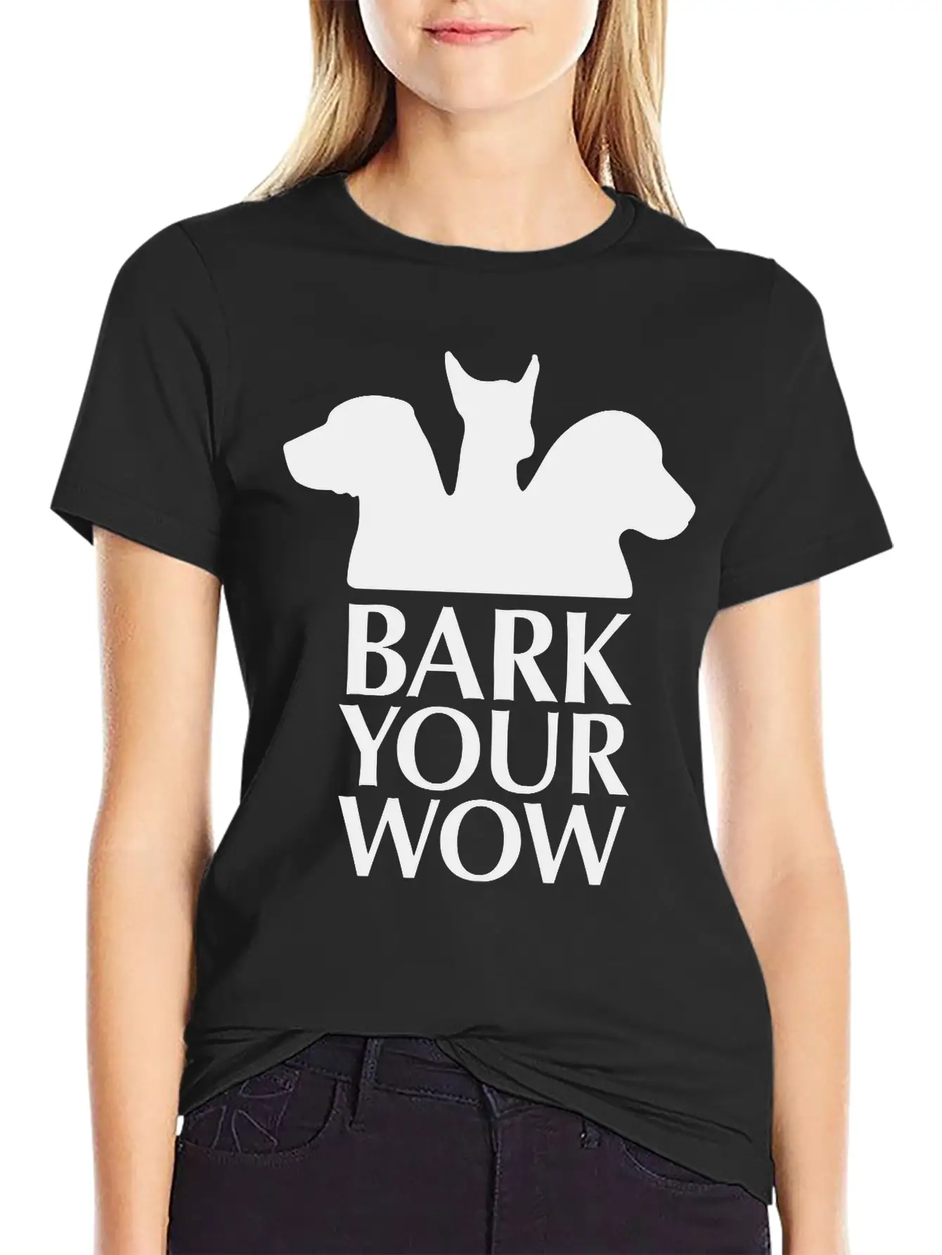 Bark Your Wow 1c Unisex Casual T-Shirt – Clean Design For Daily Comfort
