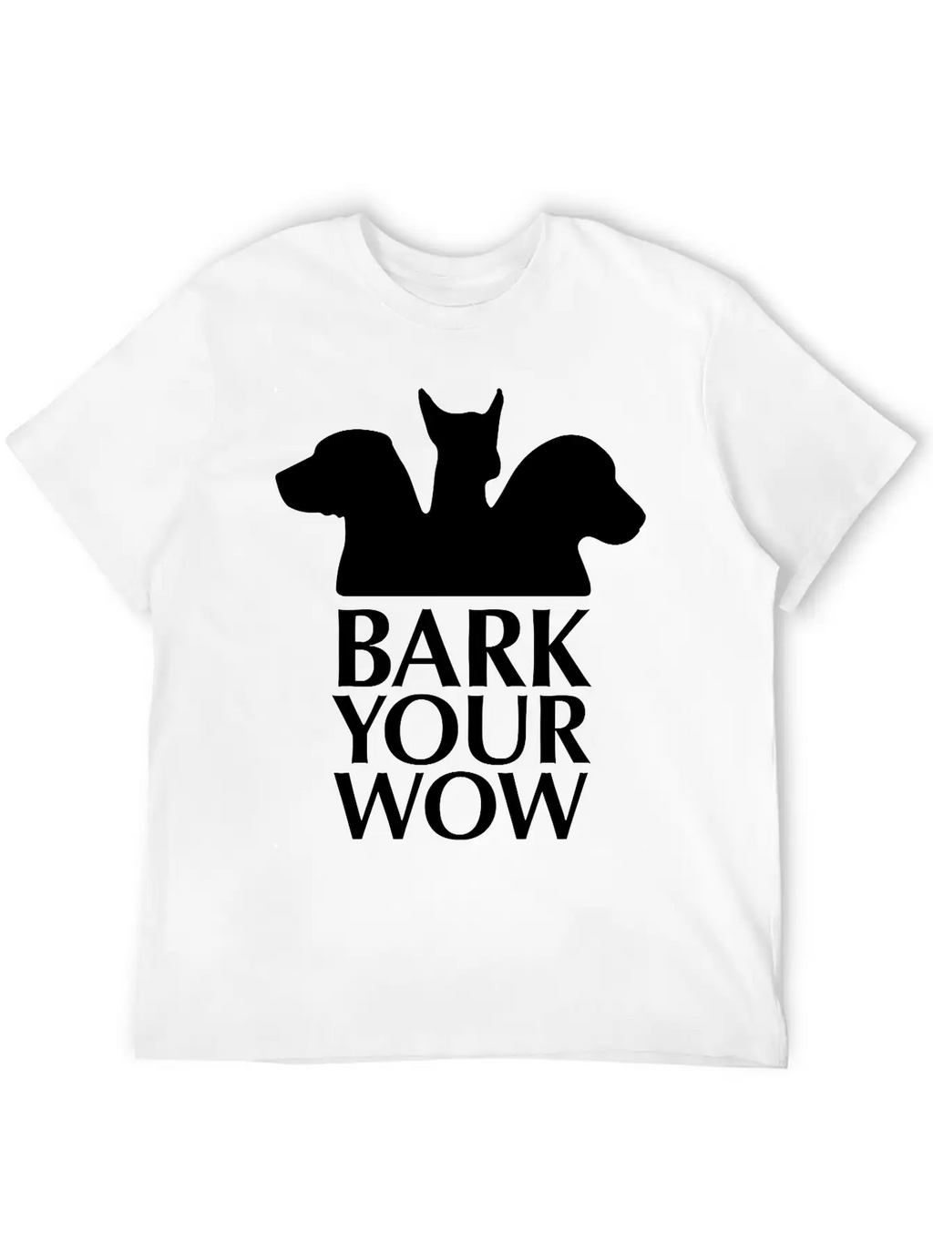 Bark Your Wow 1c Unisex Casual T-Shirt – Clean Design For Daily Comfort