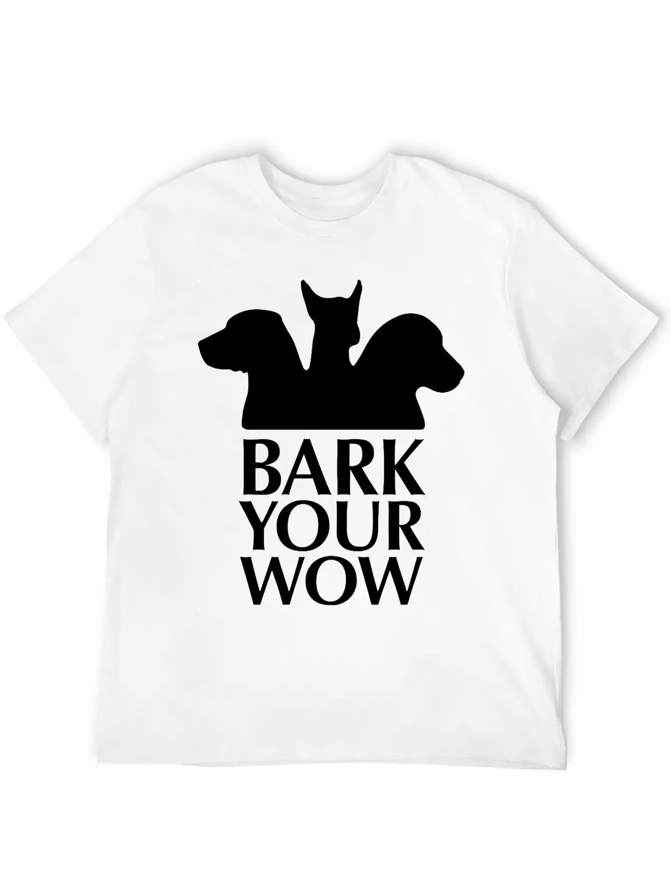 Bark Your Wow 1c Unisex Casual T-Shirt – Clean Design For Daily Comfort
