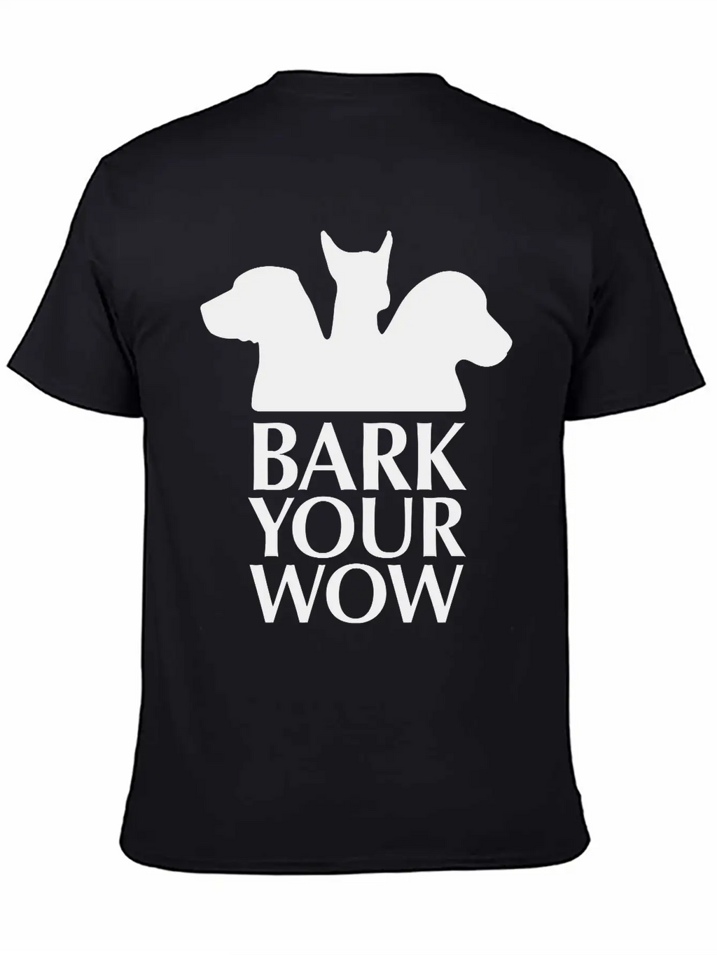Bark Your Wow 1c Unisex Casual T-Shirt – Clean Design For Daily Comfort