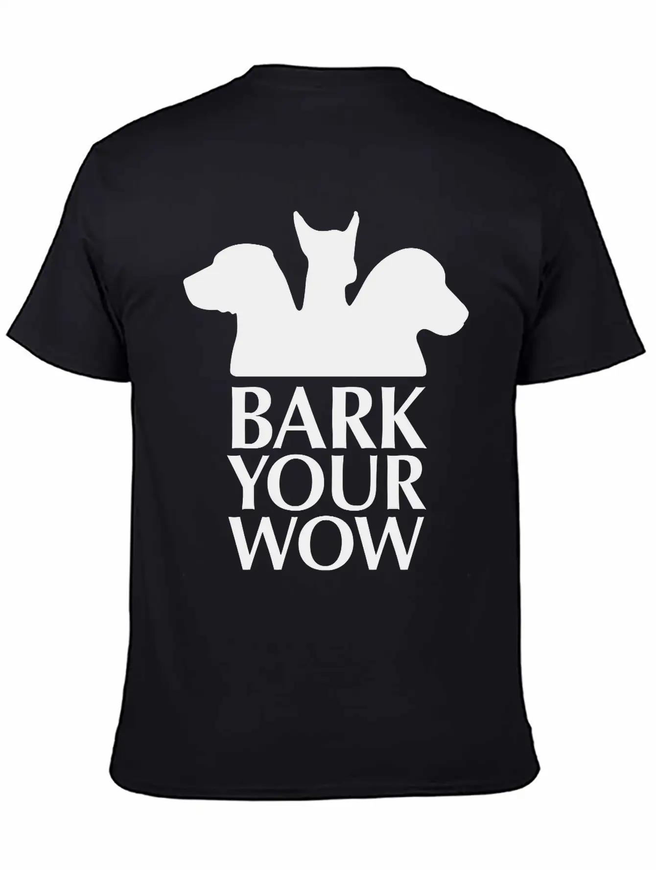 Bark Your Wow 1c Unisex Casual T-Shirt – Clean Design For Daily Comfort