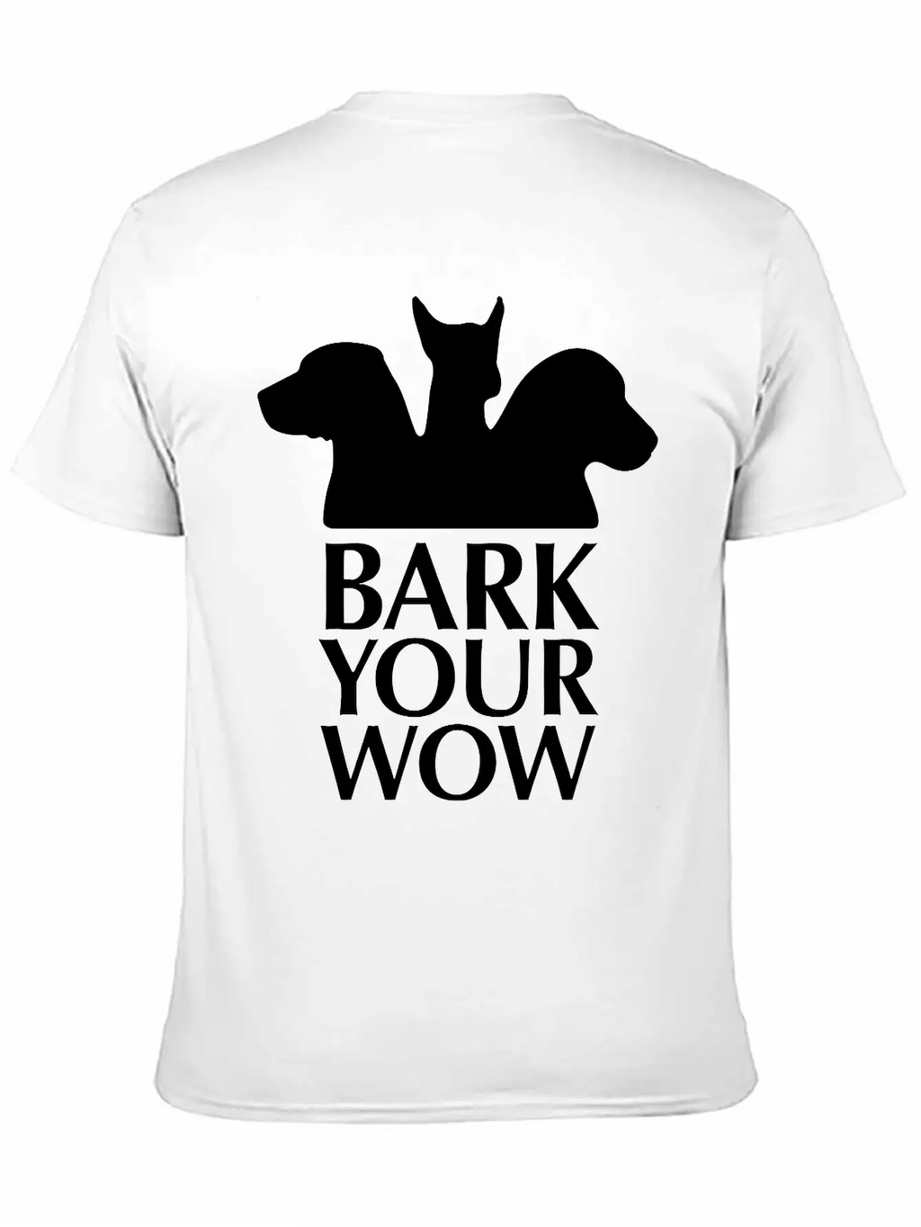 Bark Your Wow 1c Unisex Casual T-Shirt – Clean Design For Daily Comfort
