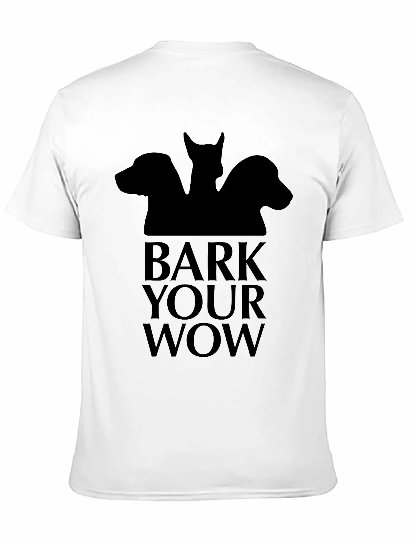 Bark Your Wow 1c Unisex Casual T-Shirt – Clean Design For Daily Comfort