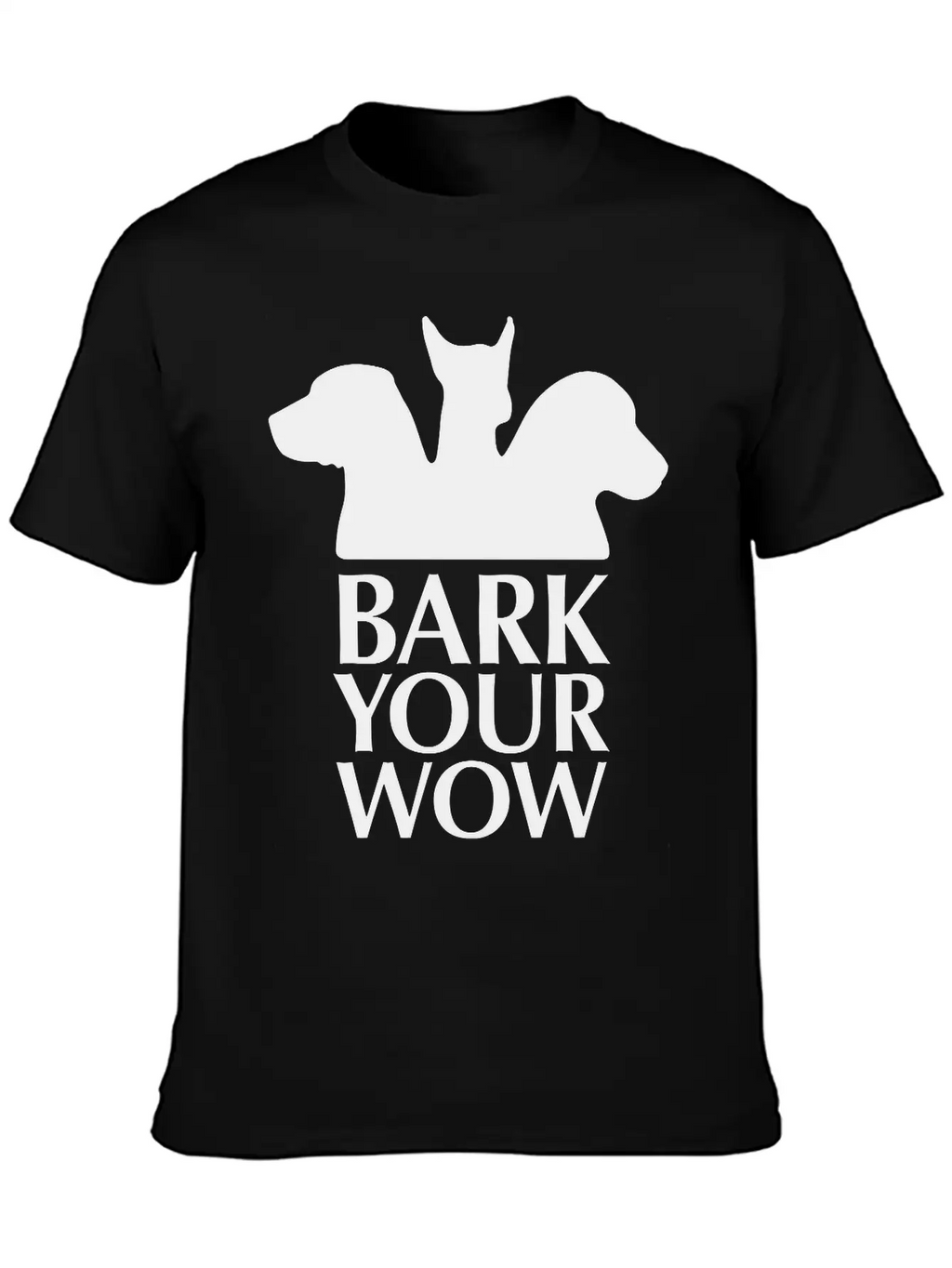 Bark Your Wow 1c Unisex Casual T-Shirt – Clean Design For Daily Comfort
