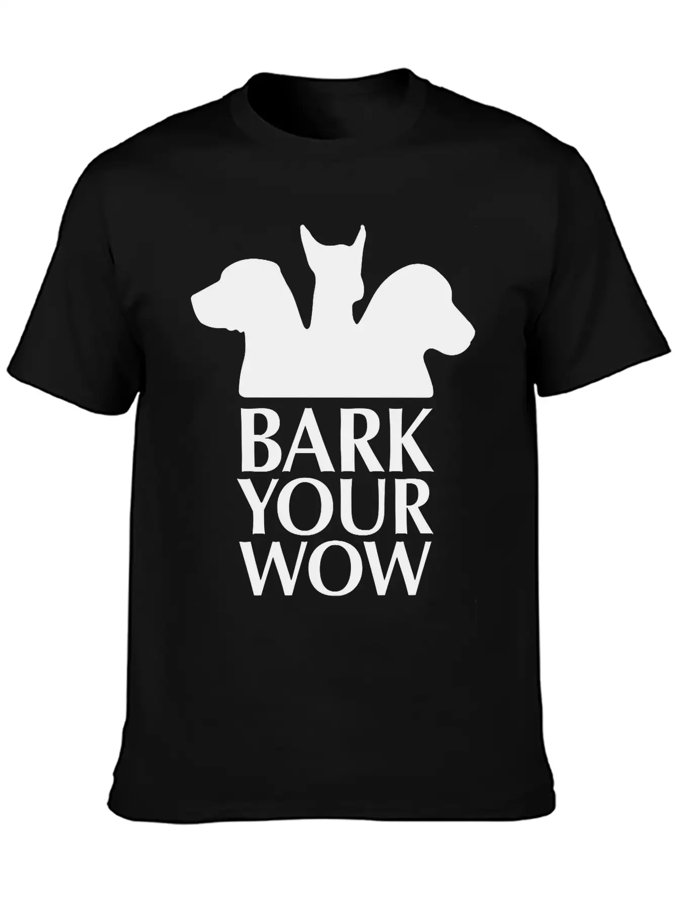 Bark Your Wow 1c Unisex Casual T-Shirt – Clean Design For Daily Comfort