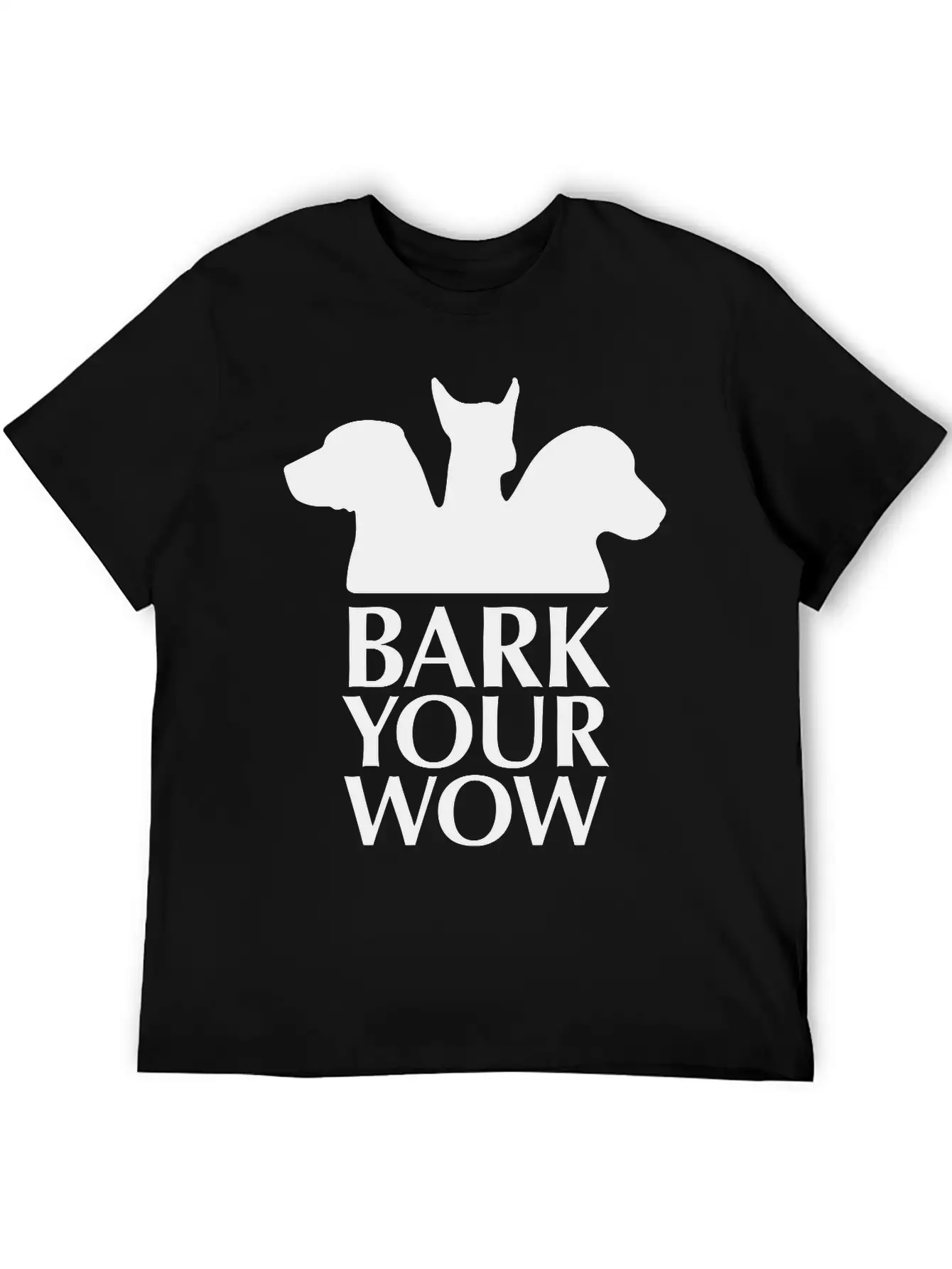 Bark Your Wow 1c Unisex Casual T-Shirt – Clean Design For Daily Comfort