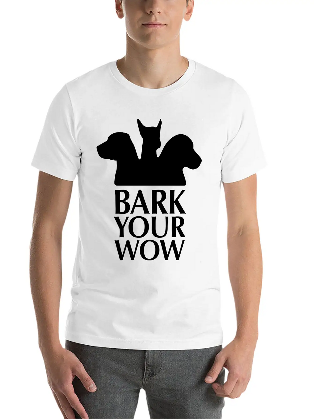 Bark Your Wow 1c Unisex Casual T-Shirt – Clean Design For Daily Comfort