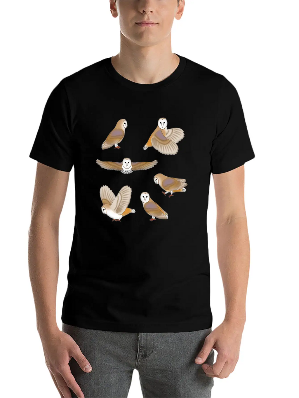 Barn Owls Unisex Casual T-Shirt – Clean Design For Daily Comfort