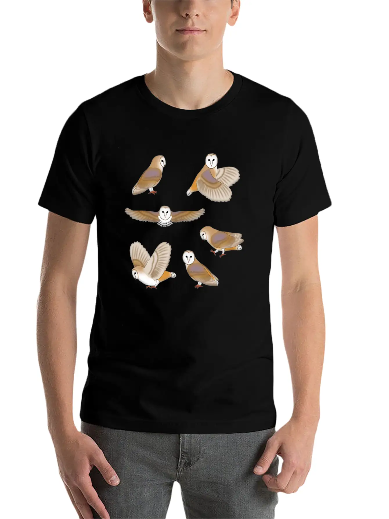 Barn Owls Unisex Casual T-Shirt – Clean Design For Daily Comfort