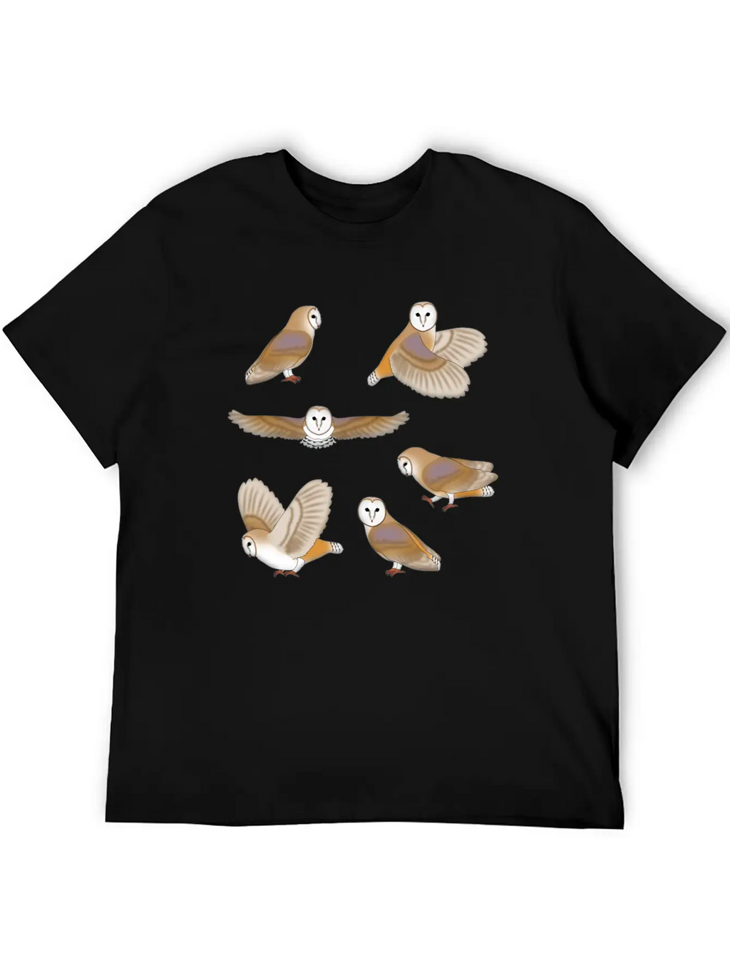Barn Owls Unisex Casual T-Shirt – Clean Design For Daily Comfort