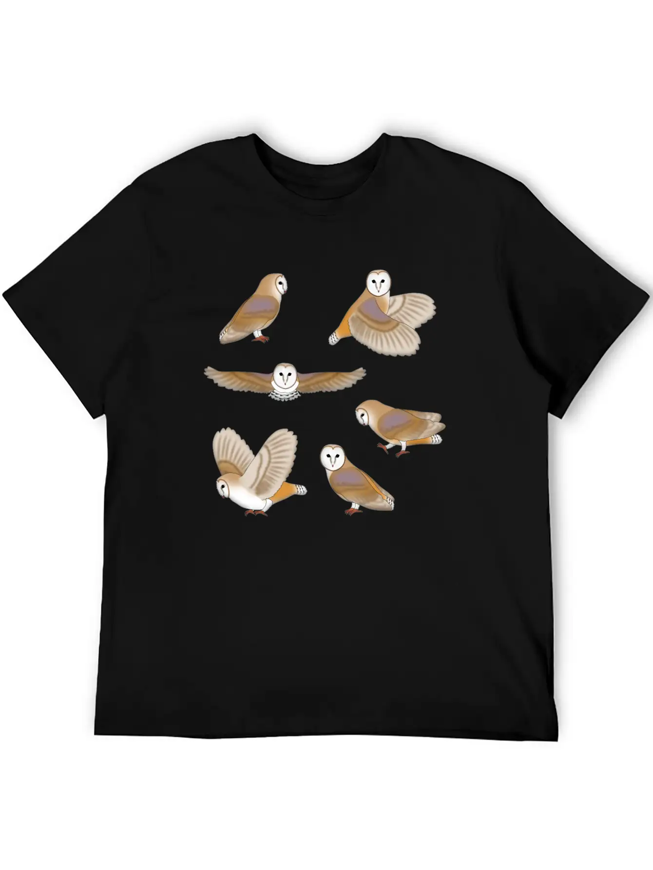 Barn Owls Unisex Casual T-Shirt – Clean Design For Daily Comfort