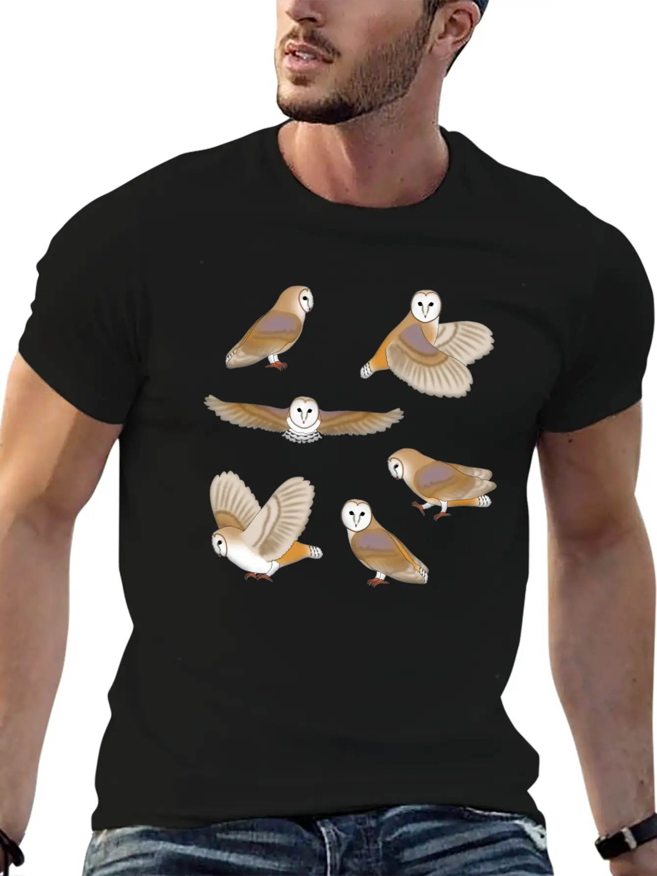 Barn Owls Unisex Casual T-Shirt – Clean Design For Daily Comfort