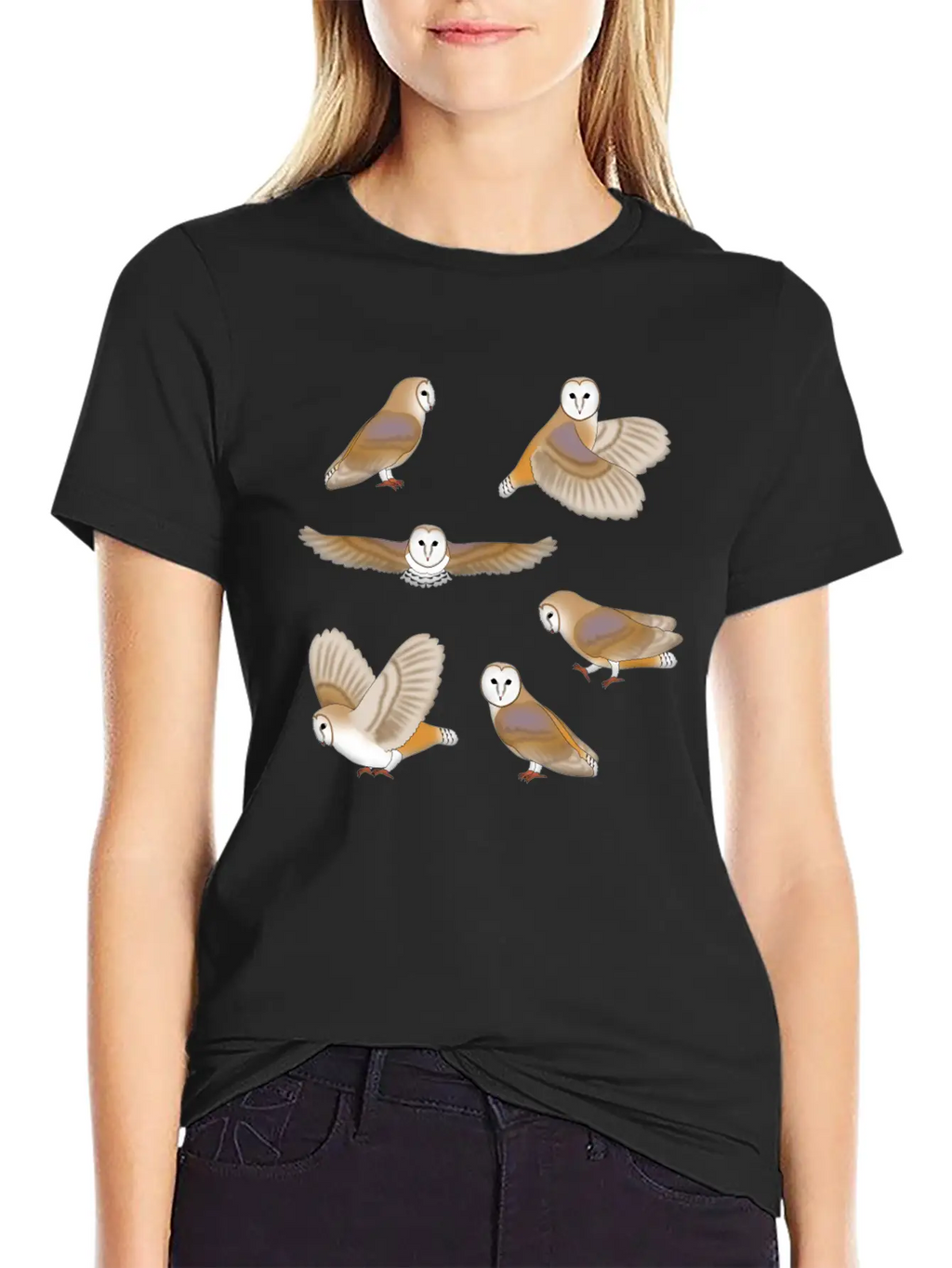 Barn Owls Unisex Casual T-Shirt – Clean Design For Daily Comfort