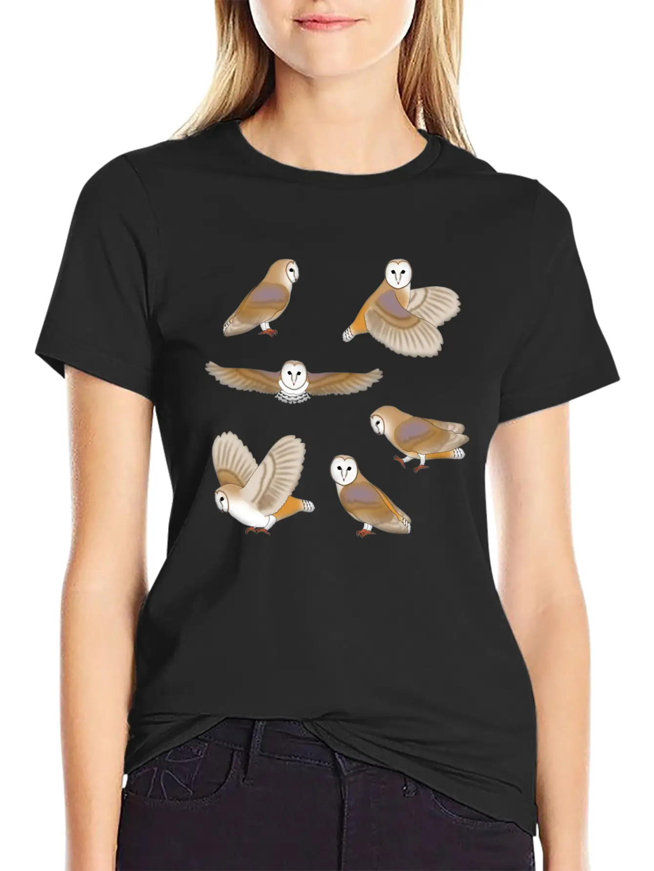 Barn Owls Unisex Casual T-Shirt – Clean Design For Daily Comfort