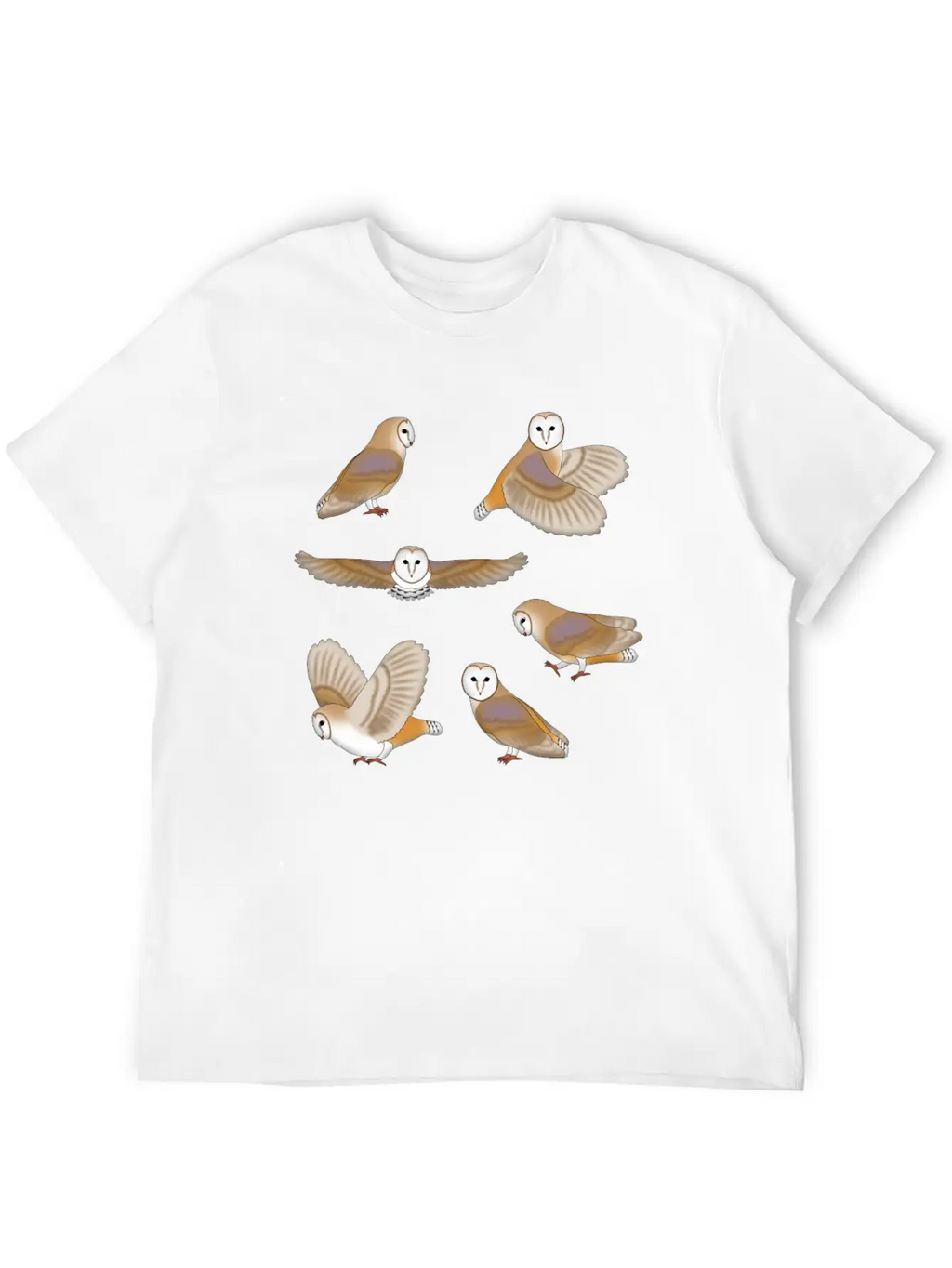 Barn Owls Unisex Casual T-Shirt – Clean Design For Daily Comfort